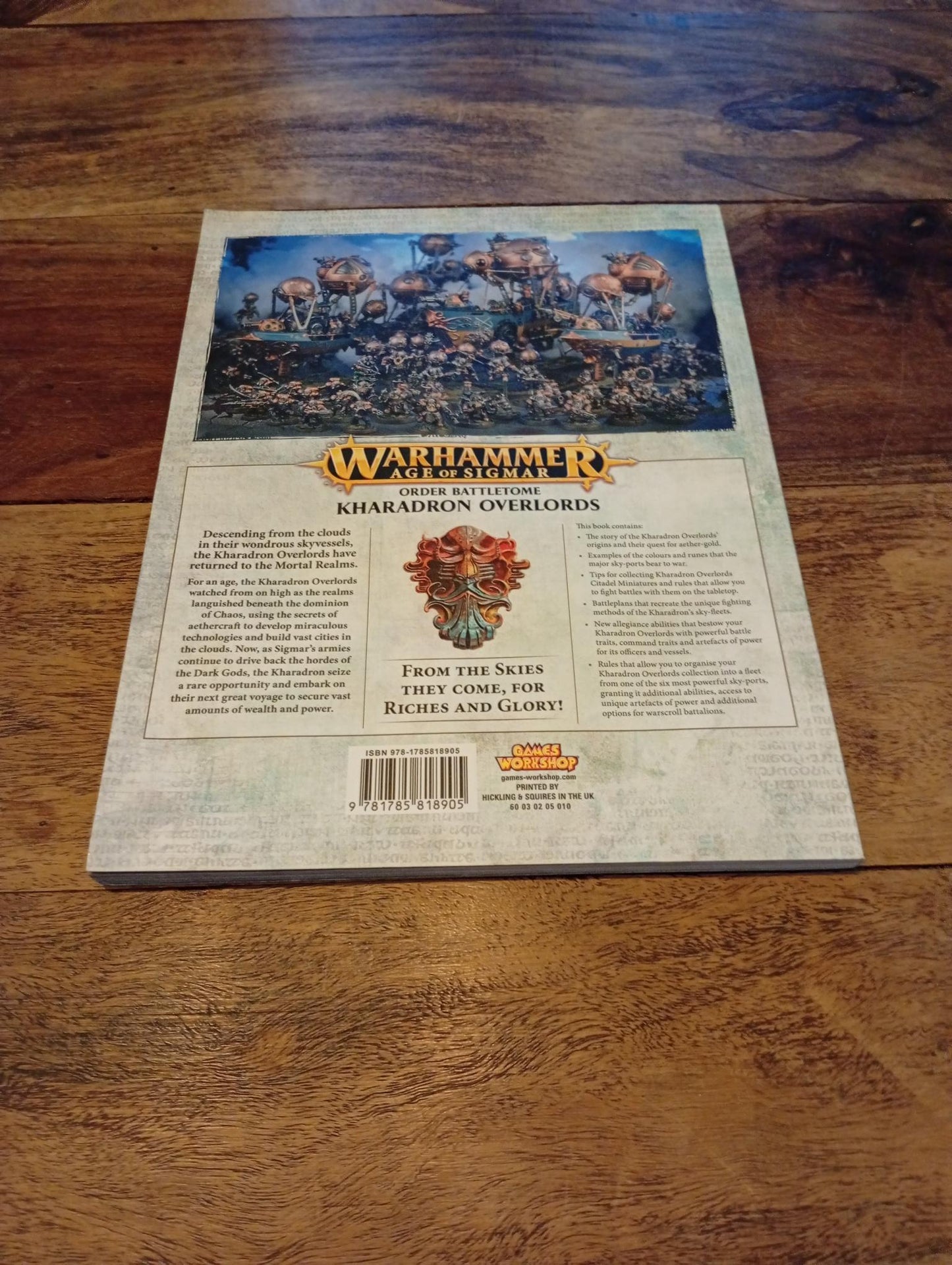 Warhammer Age Of Sigmar Kharadron Overlords Order Battletome 2017