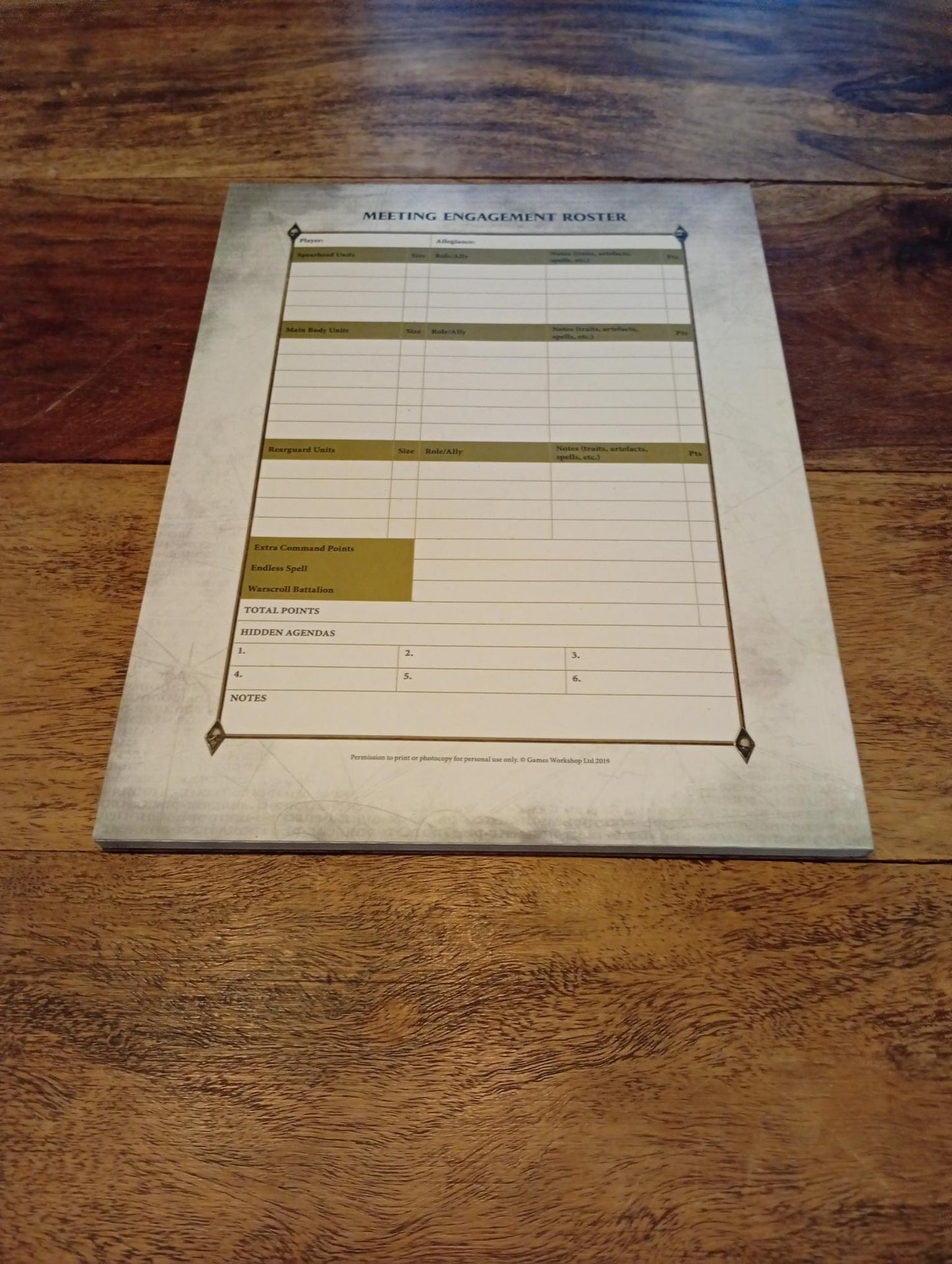 Warhammer Age Of Sigmar Generals Handbook 2019
