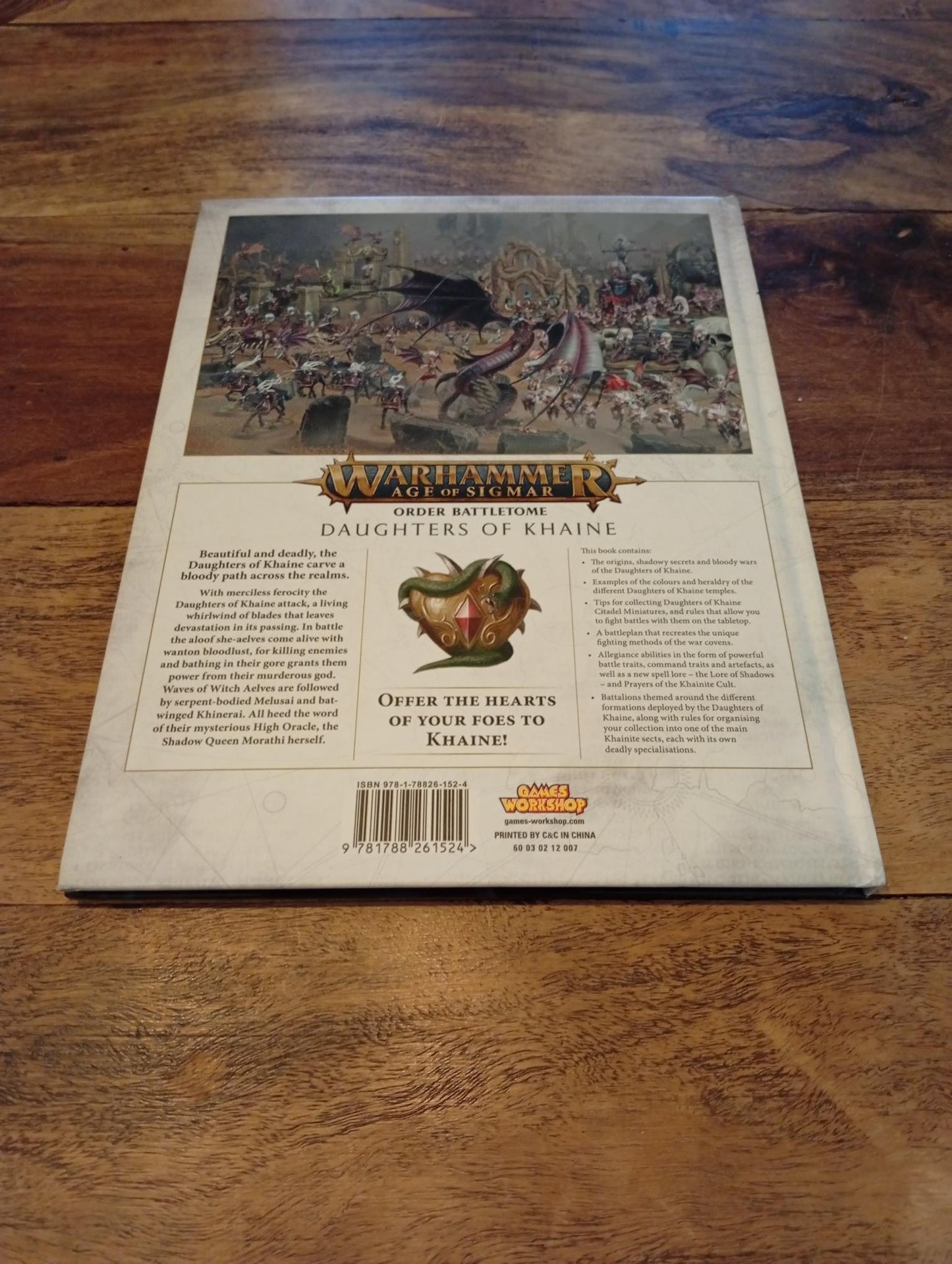 Warhammer Age Of Sigmar Daughters of Khaine Order Battletome 2018