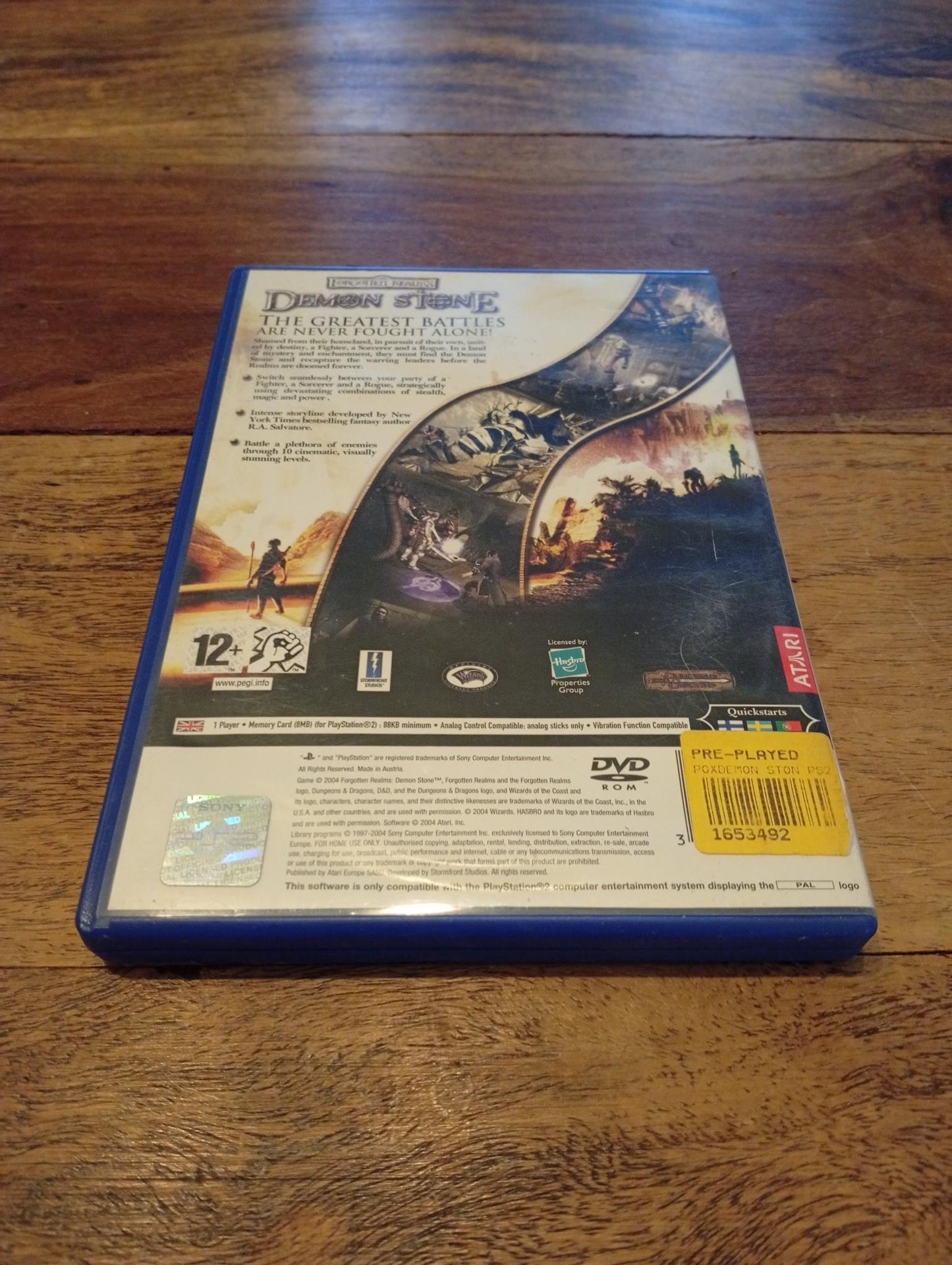 PS2 Forgotten Realms Demon Stone
