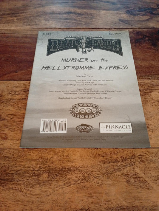 Deadlands Murder on the Hellstromme Express Pinnacle 2009