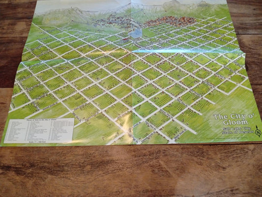 Deadlands City o' Gloom Map Pinnacle 1998