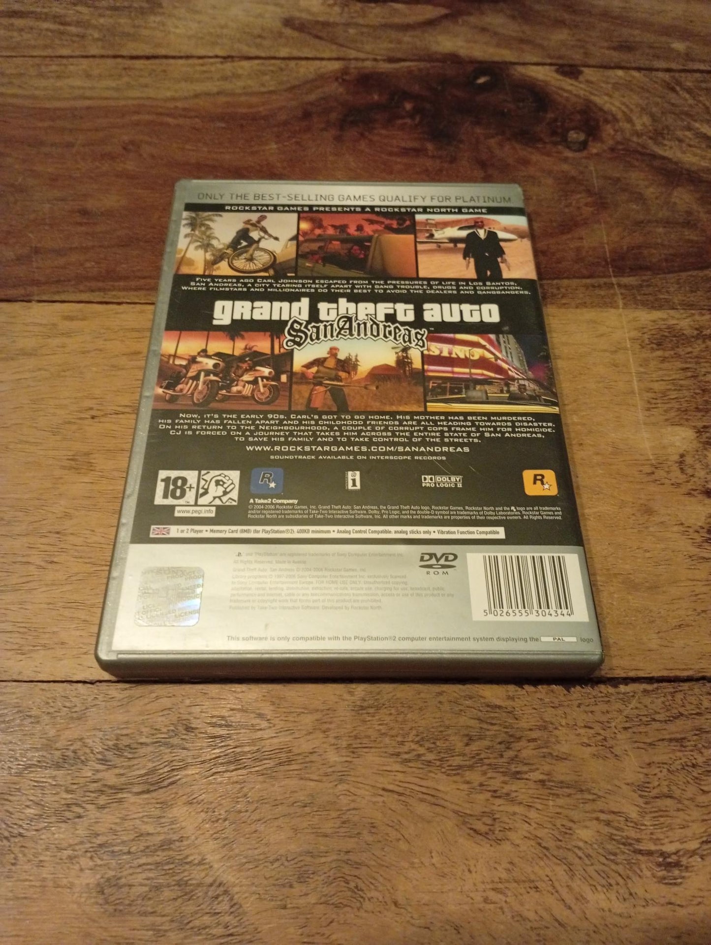 PlayStation 2 Grand Theft Auto San Andreas 2004