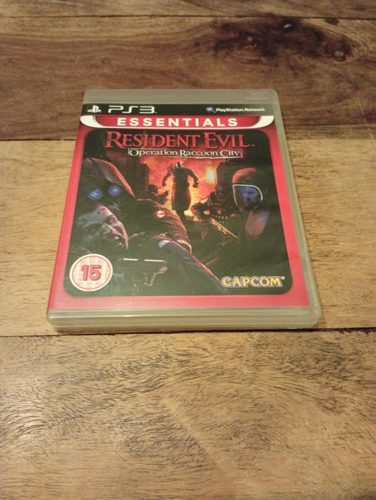 PlayStation 3 Resident Evil Operation Racoon City 2012