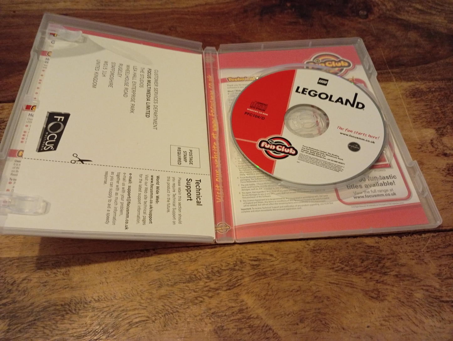 PC Game Legoland Fun Club 1998