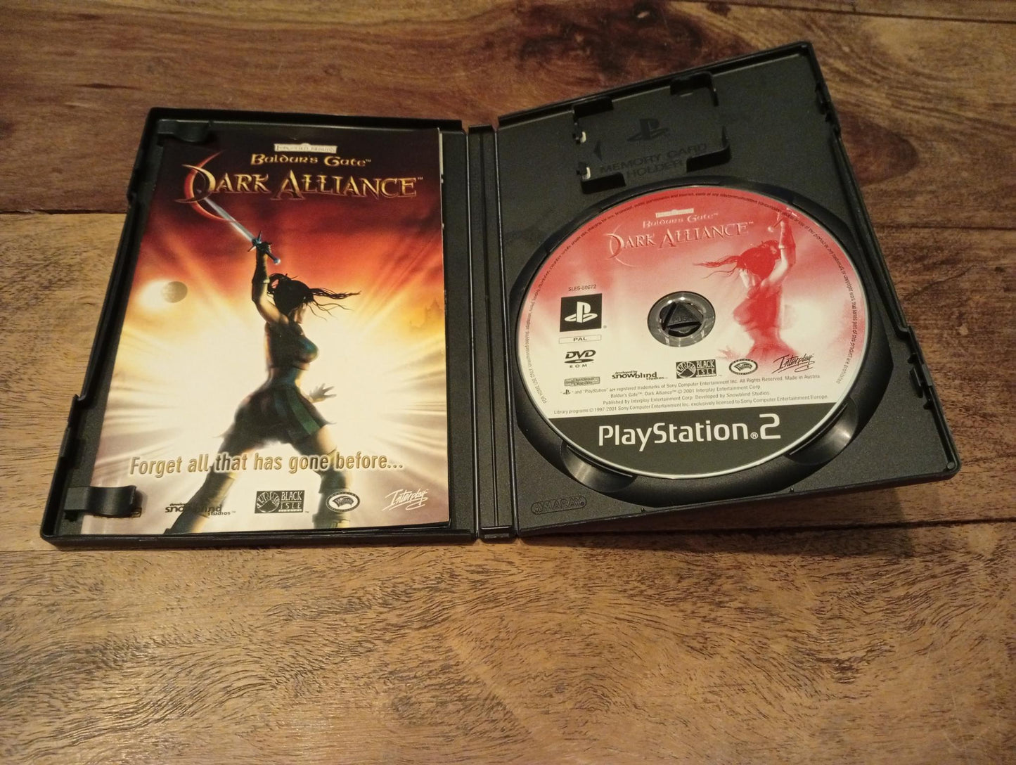 PlayStation 2 Baldur's Gate Dark Alliance Forgotten Realms 2001