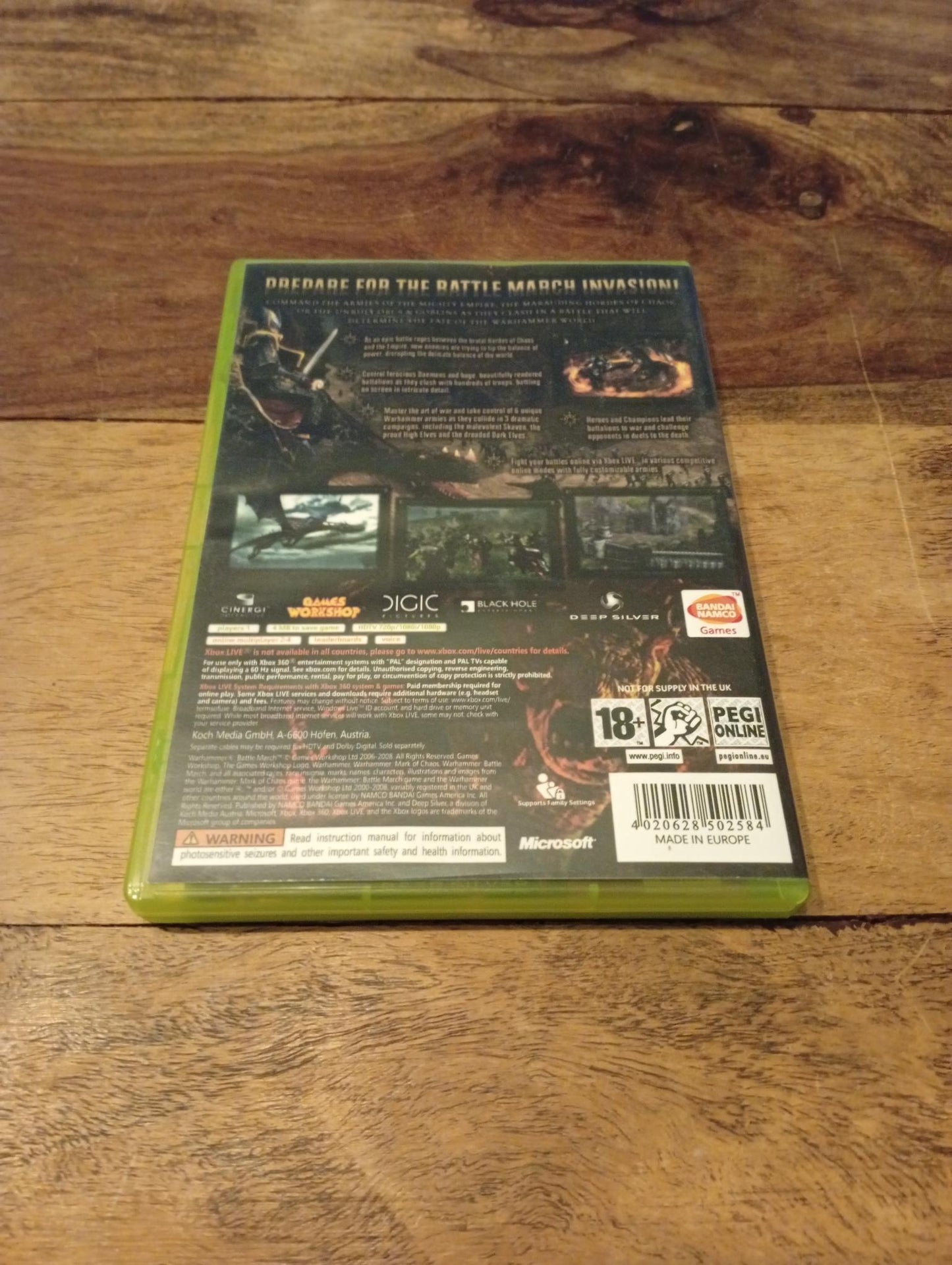 Xbox 360 Warhammer Battle March 2008