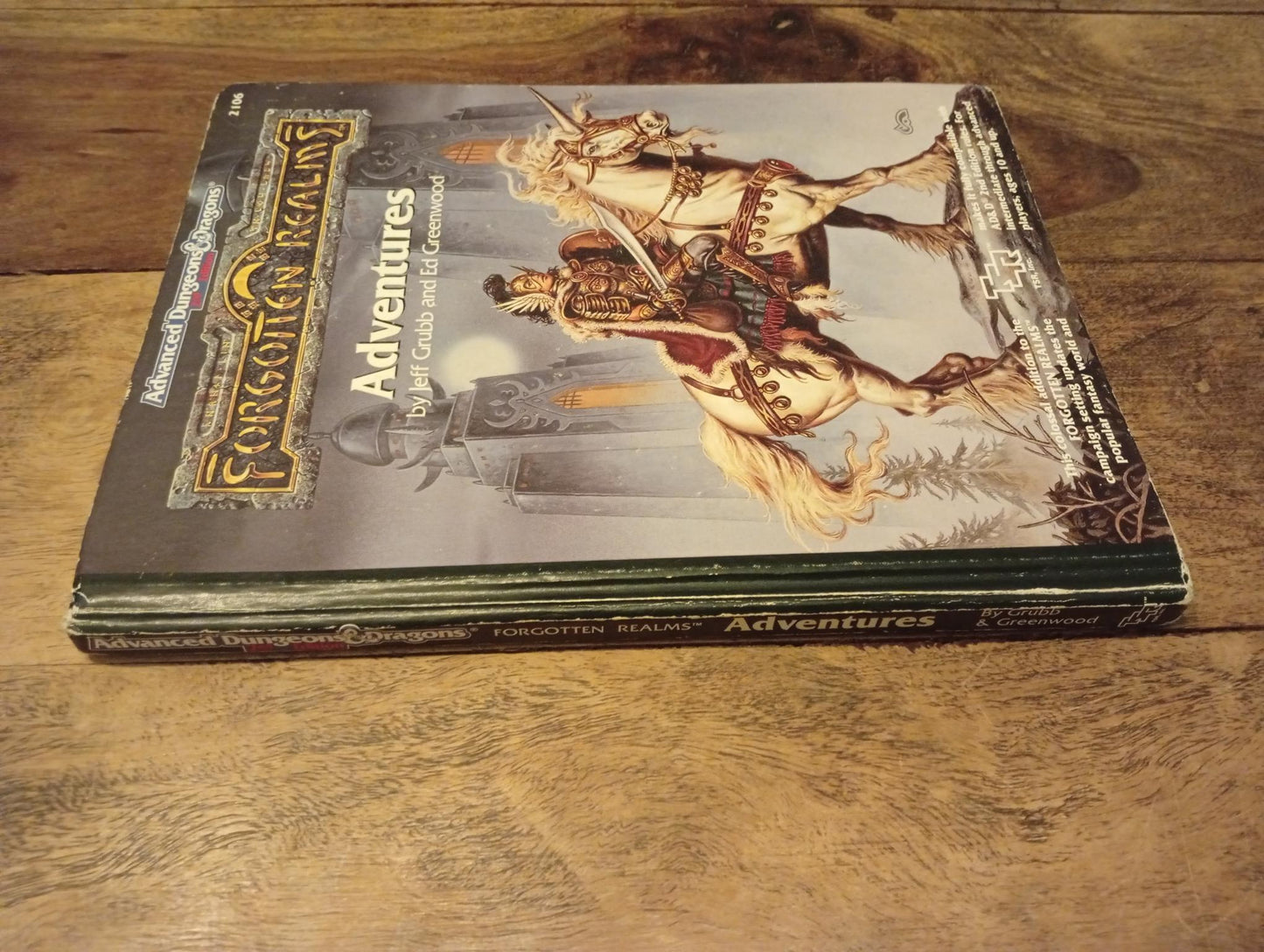 Forgotten Realms Adventures Hardcover 1st Printing TSR 2106 AD&D 1990