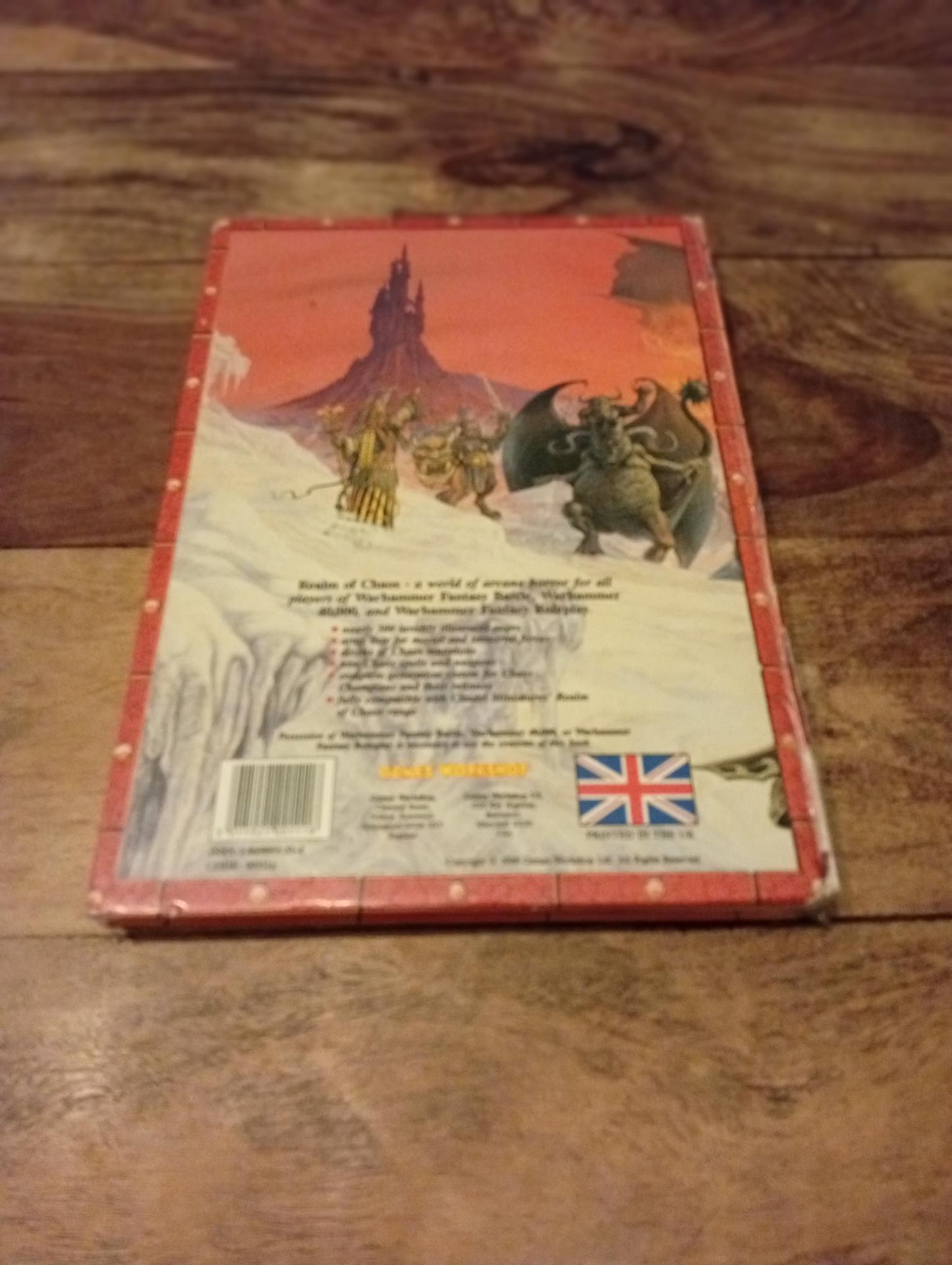 Warhammer Realm Of Chaos Slaves of Darkness Hardback Games Workshop 1988