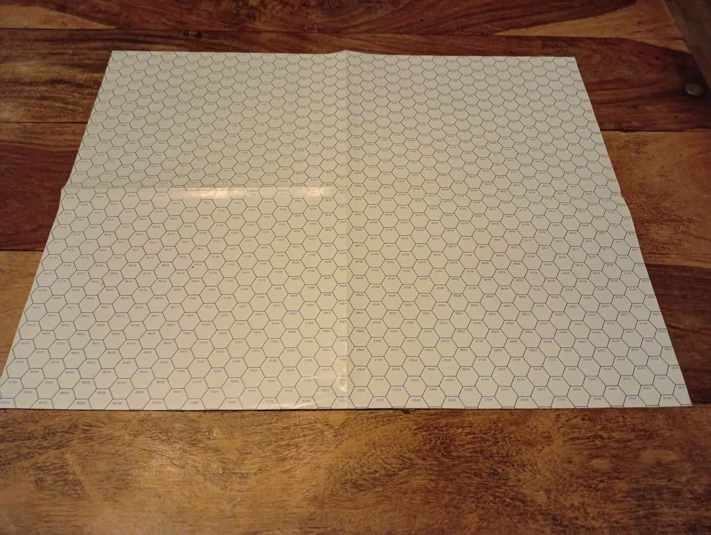 Dungeons & Dragons heksagonalt Poster/Map TSR