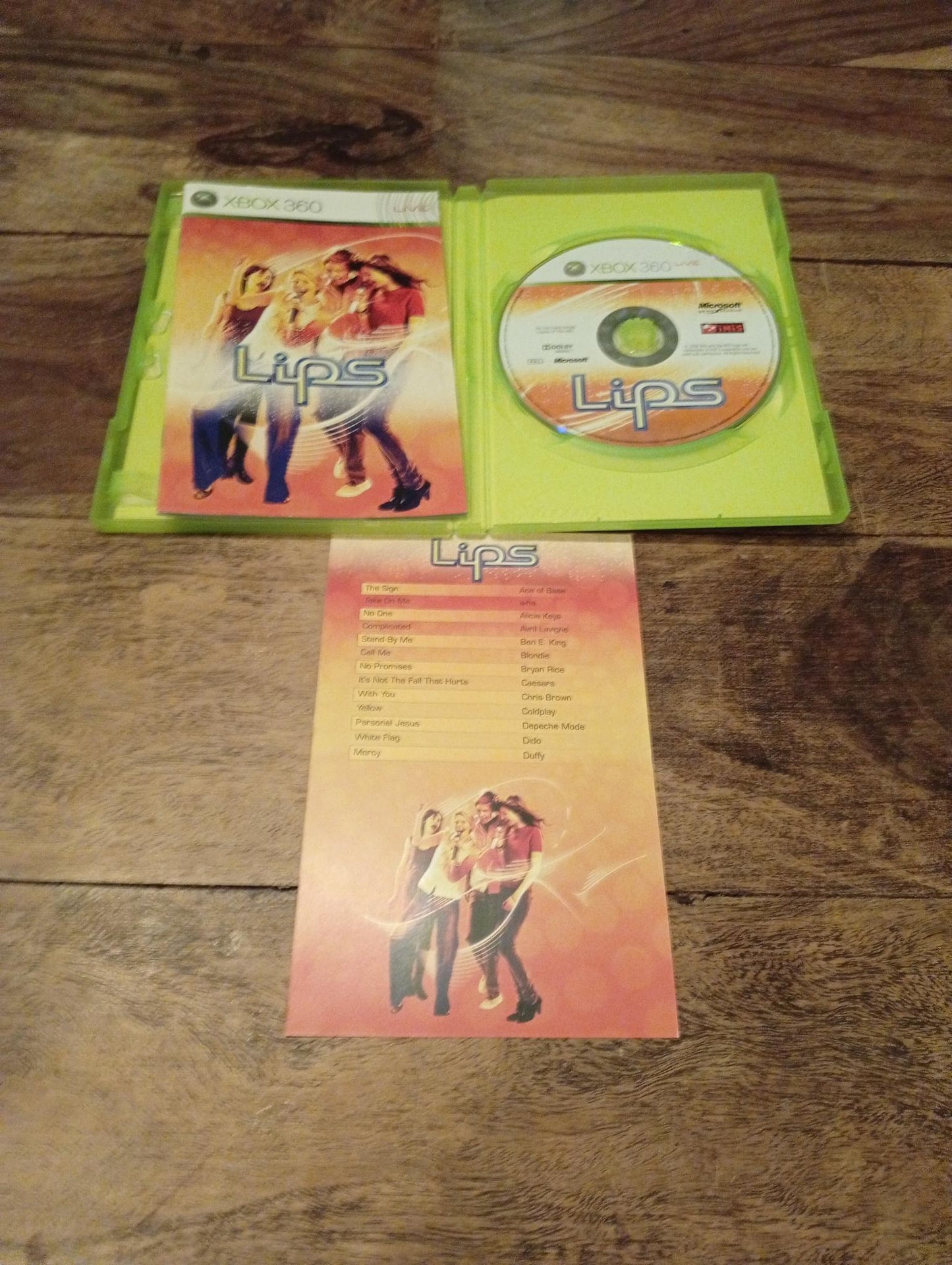 Xbox 360 2 Original Lips Mikrofone / Microphone And Games