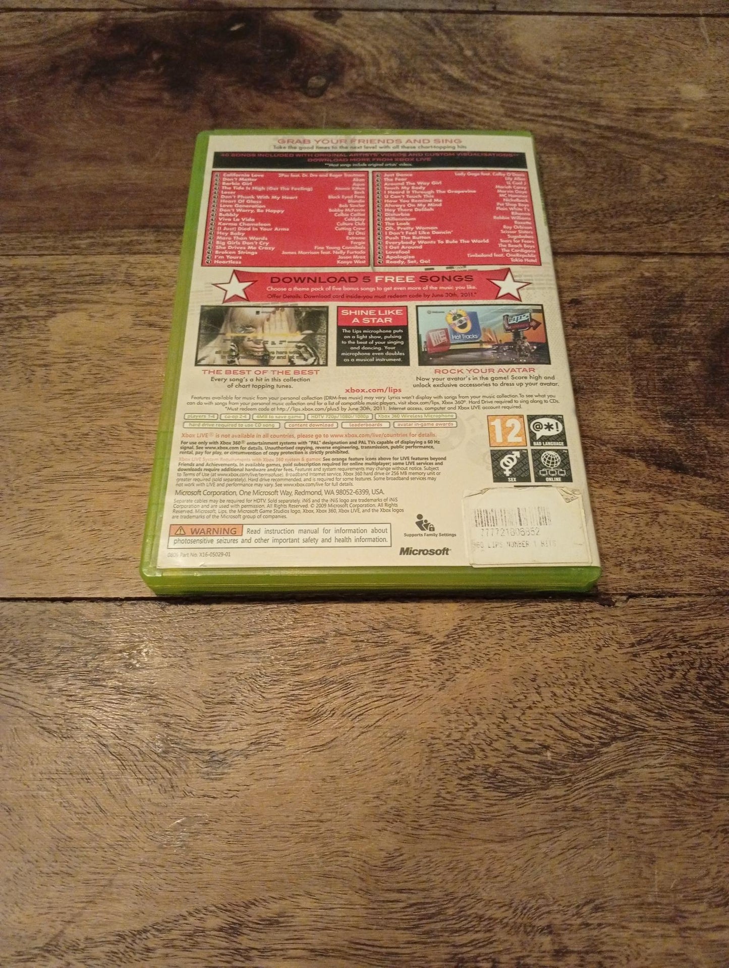 Xbox 360 2 Original Lips Mikrofone / Microphone And Games