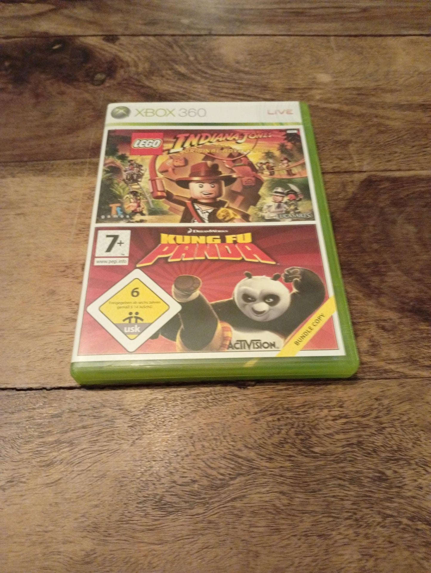Xbox 360 Lego Indiana Jones And Kung Fu Panda