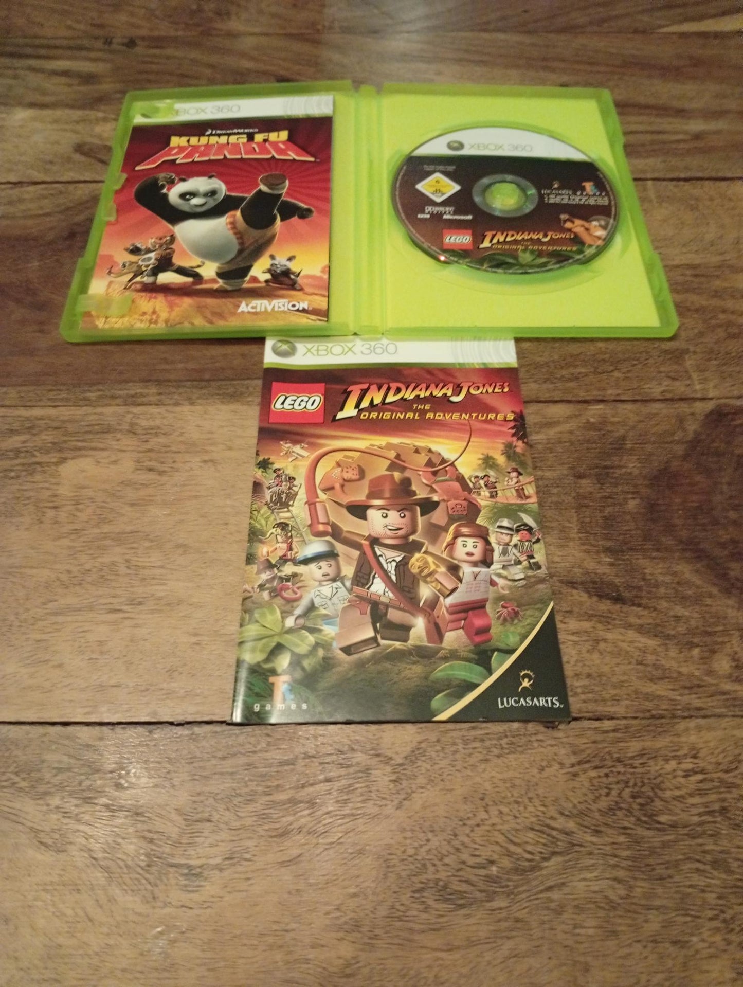 Xbox 360 Lego Indiana Jones And Kung Fu Panda