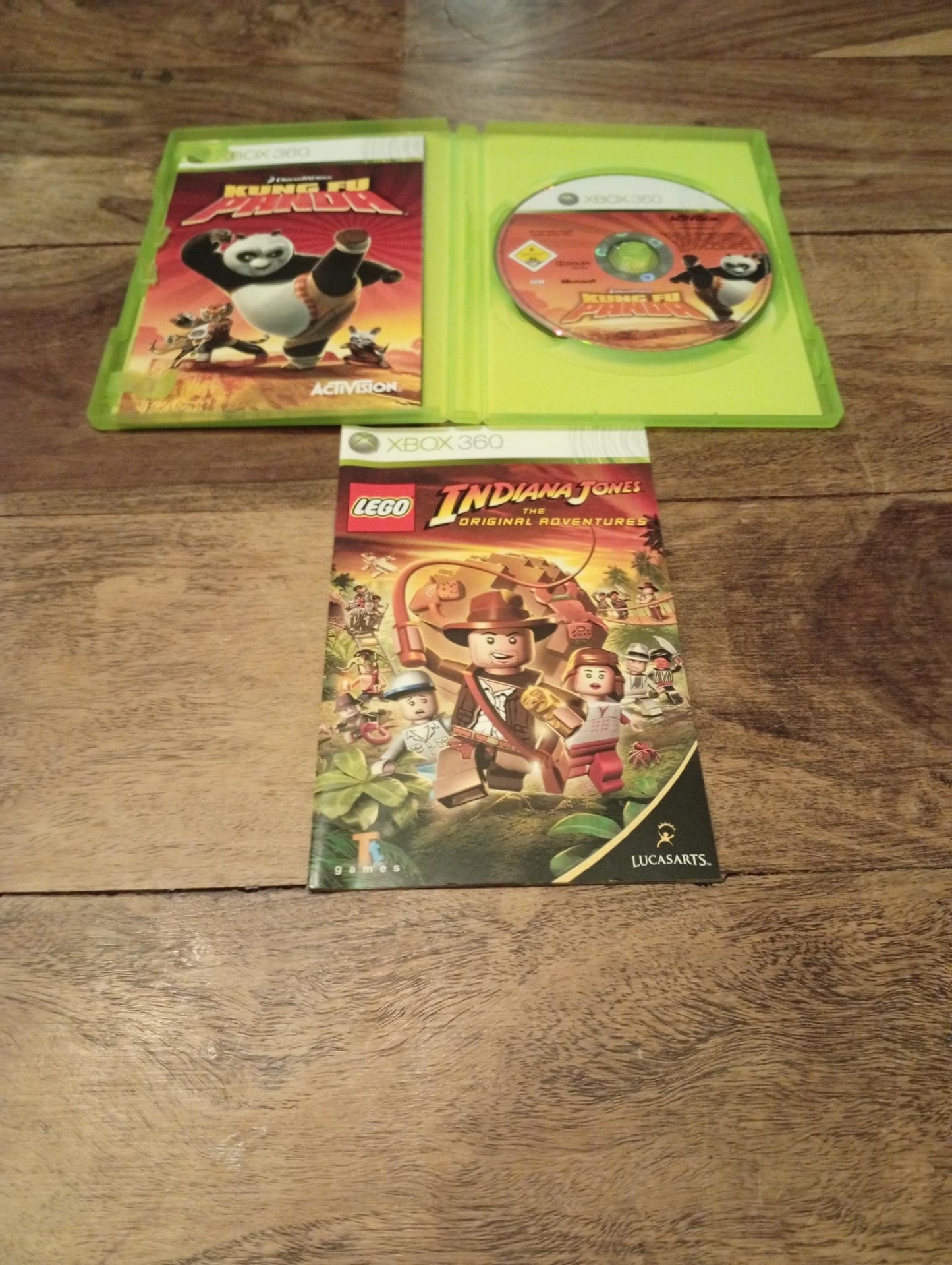 Xbox 360 Lego Indiana Jones And Kung Fu Panda