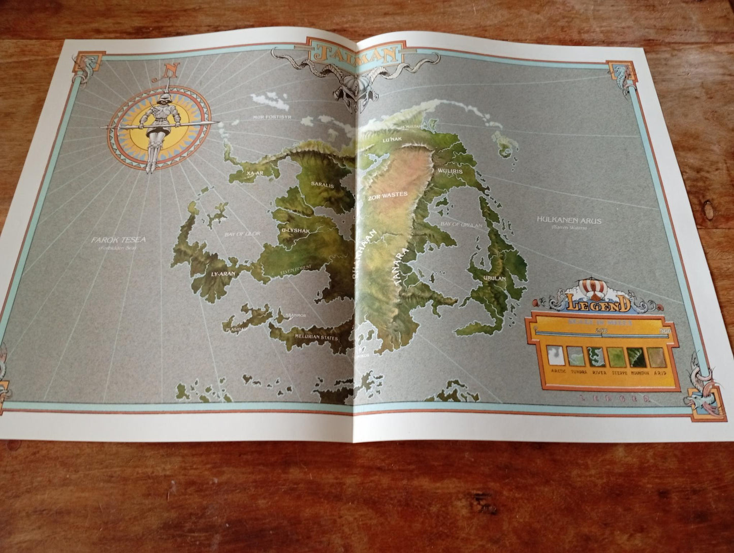 Shadow World Sky Giants of the Brass Stair Map I.C.E. 6012 Rolemaster 1990