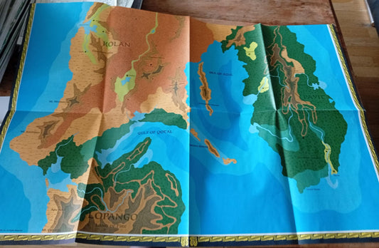 Forgotten Realms Maztica Map TSR 1066 AD&D 1991