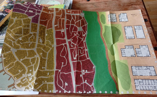 Forgotten Realms City System Map 7 TSR 1014 AD&D 1988