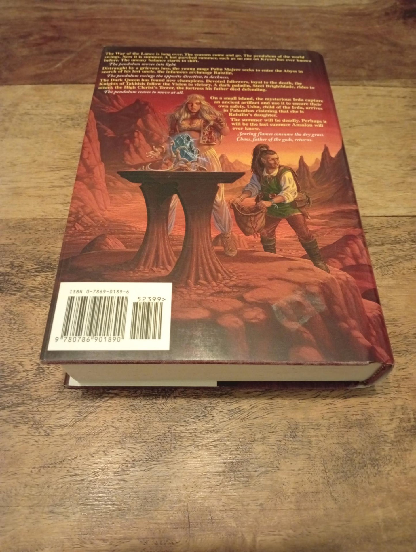 DragonLance Dragons of Summer Flame Hardcover Margaret Weis & Tracy Hickman 1995