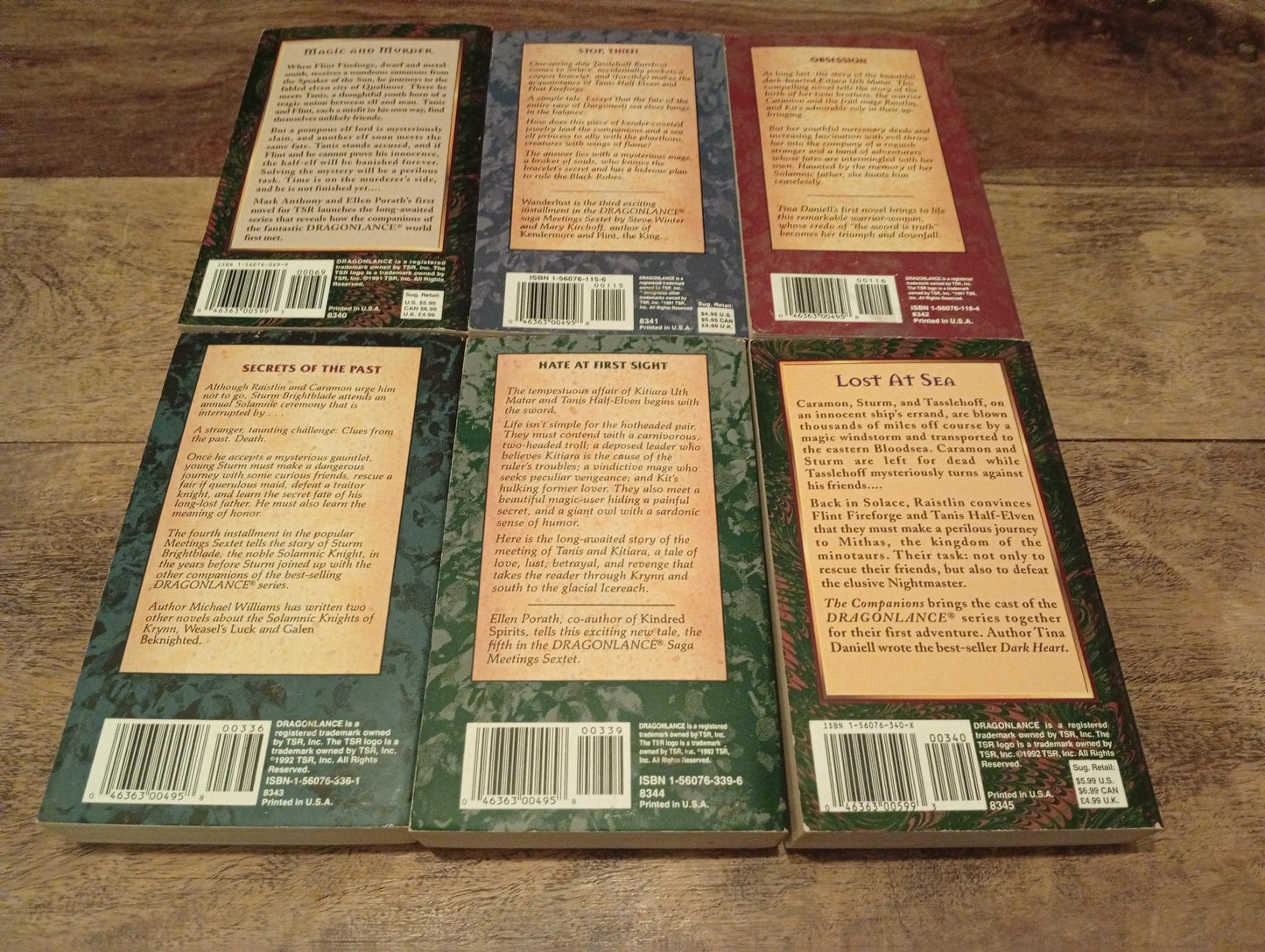 DragonLance The Meetings Sextet #1-6 TSR 1991 - 1992