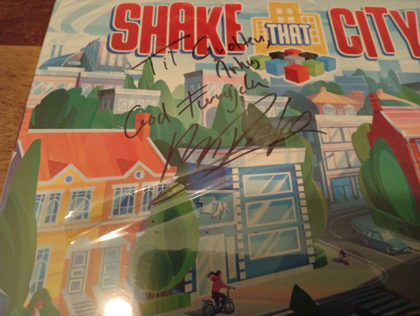 Shake That City Board Game New Signed Autographed AEG 2024