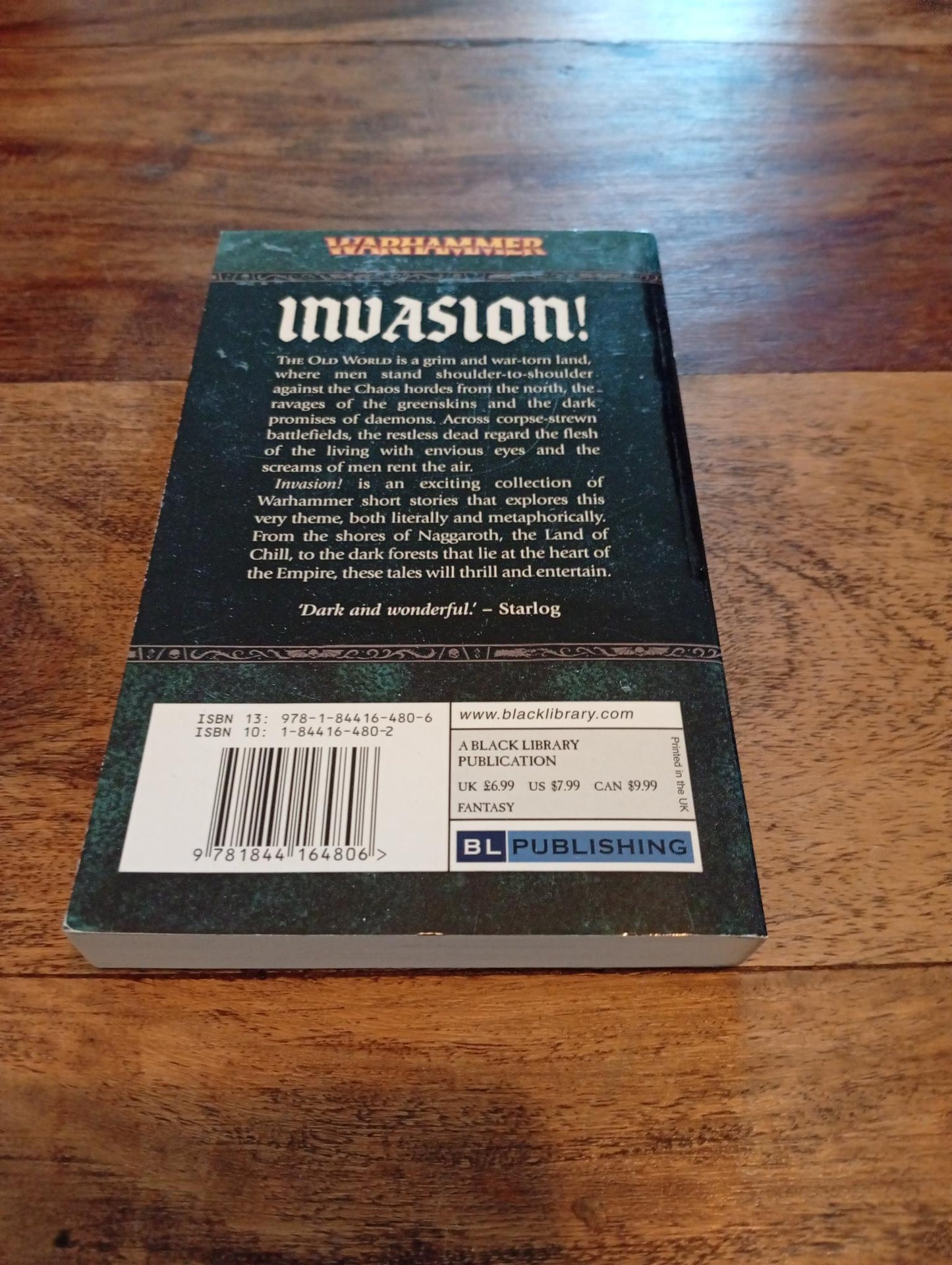 Warhammer Fantasy Invasion! Games Workshop Black Library 2007