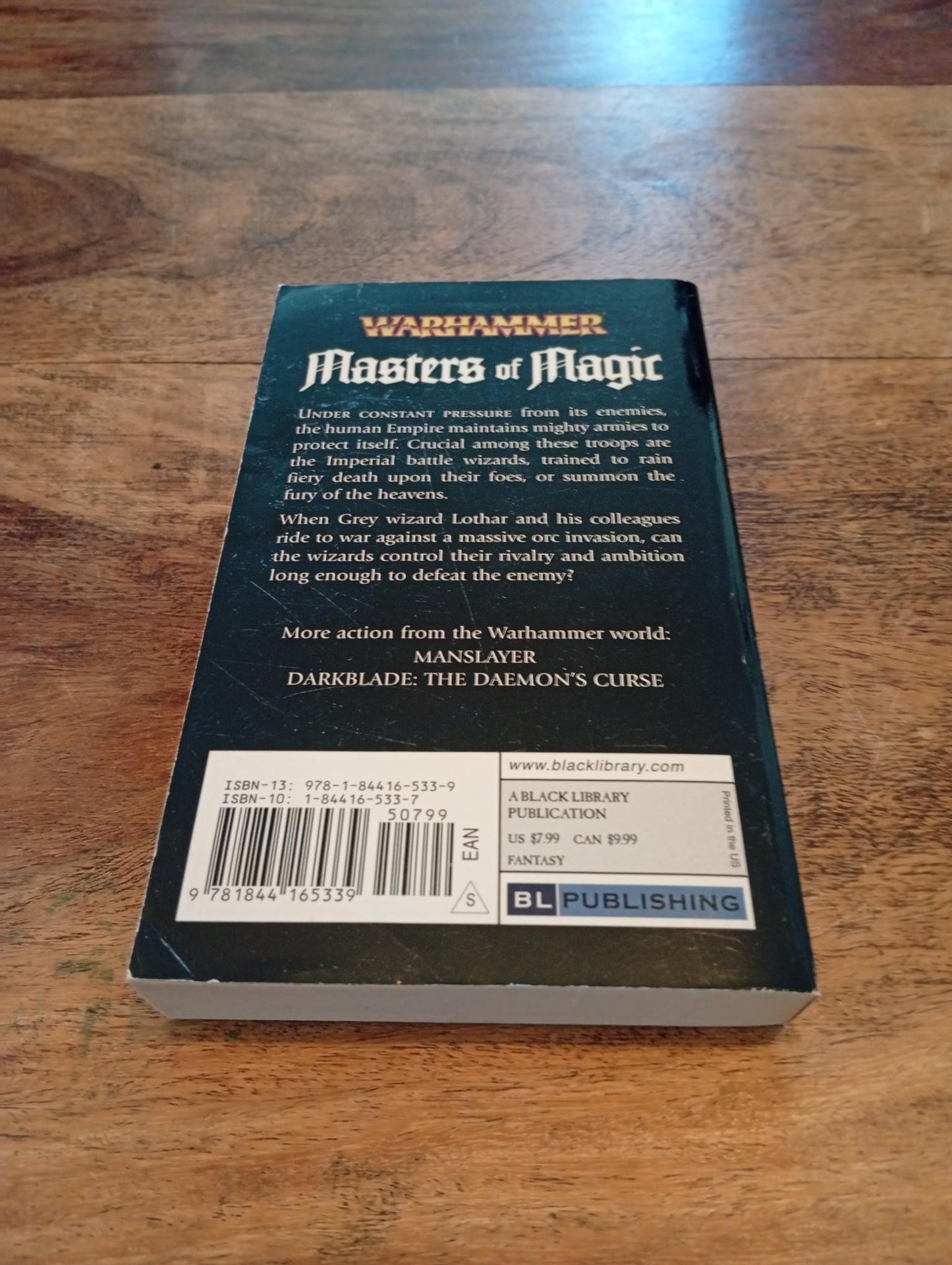 Warhammer Fantasy Masters of Magic Black Library 2008