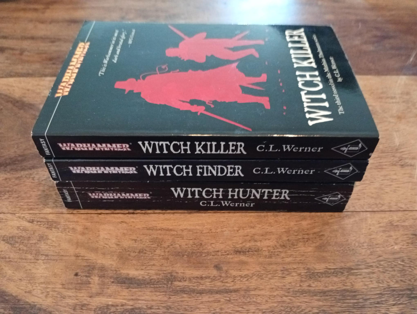 Warhammer Fantasy The Witch Hunter Series 1-2-3 Back Library