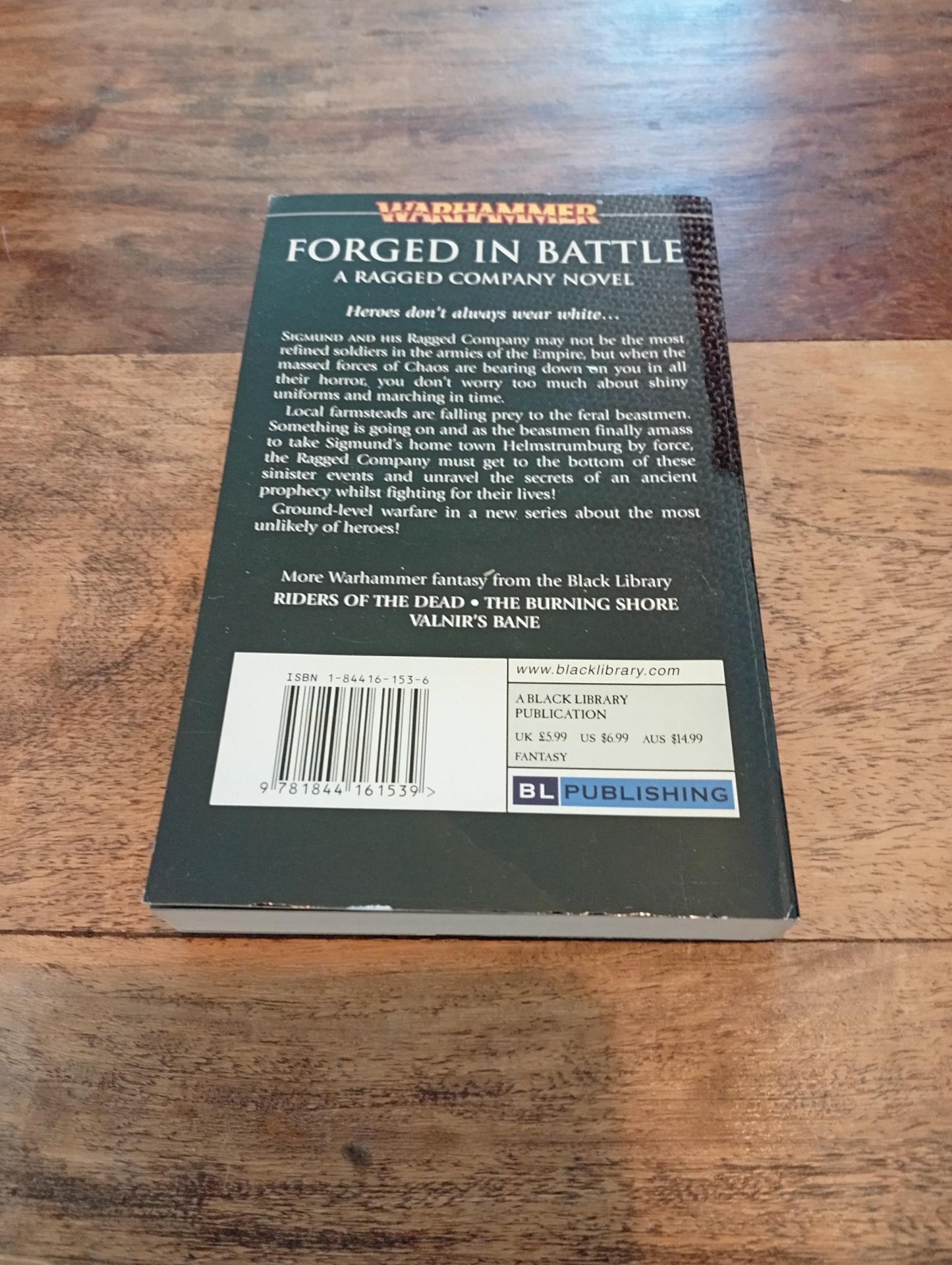 Warhammer Fantasy Forged in Battle Black Library 2005