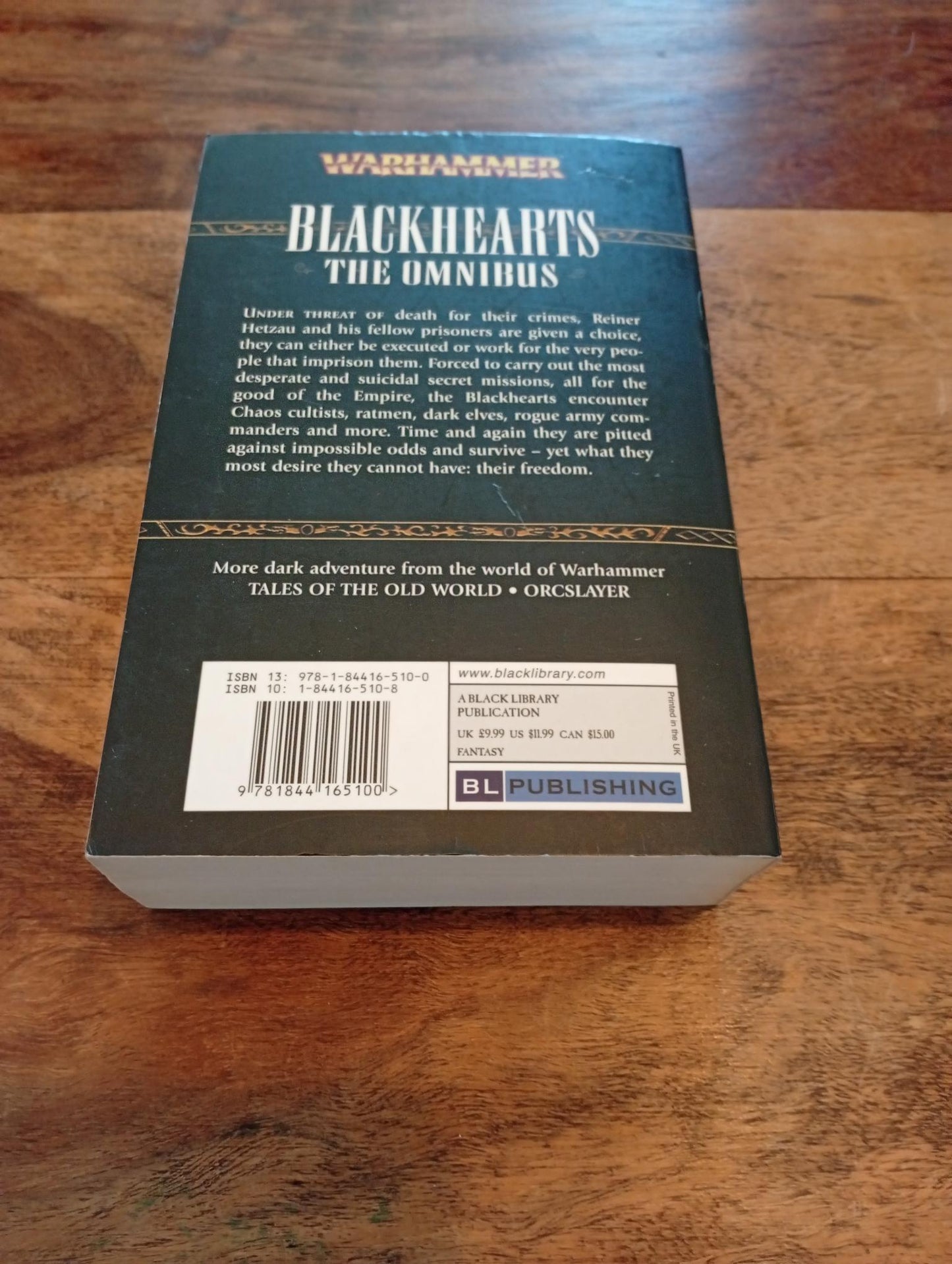 Warhammer Fantasy Blackhearts - The Omnibus Nathan Long Black Library 2007