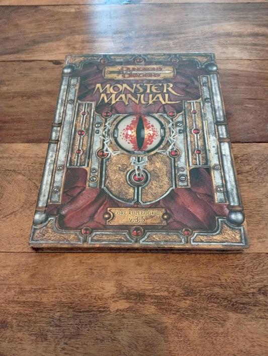 Dungeons & Dragons Monster Manual 3.5 Hardcover Wizards of the Coast 2003