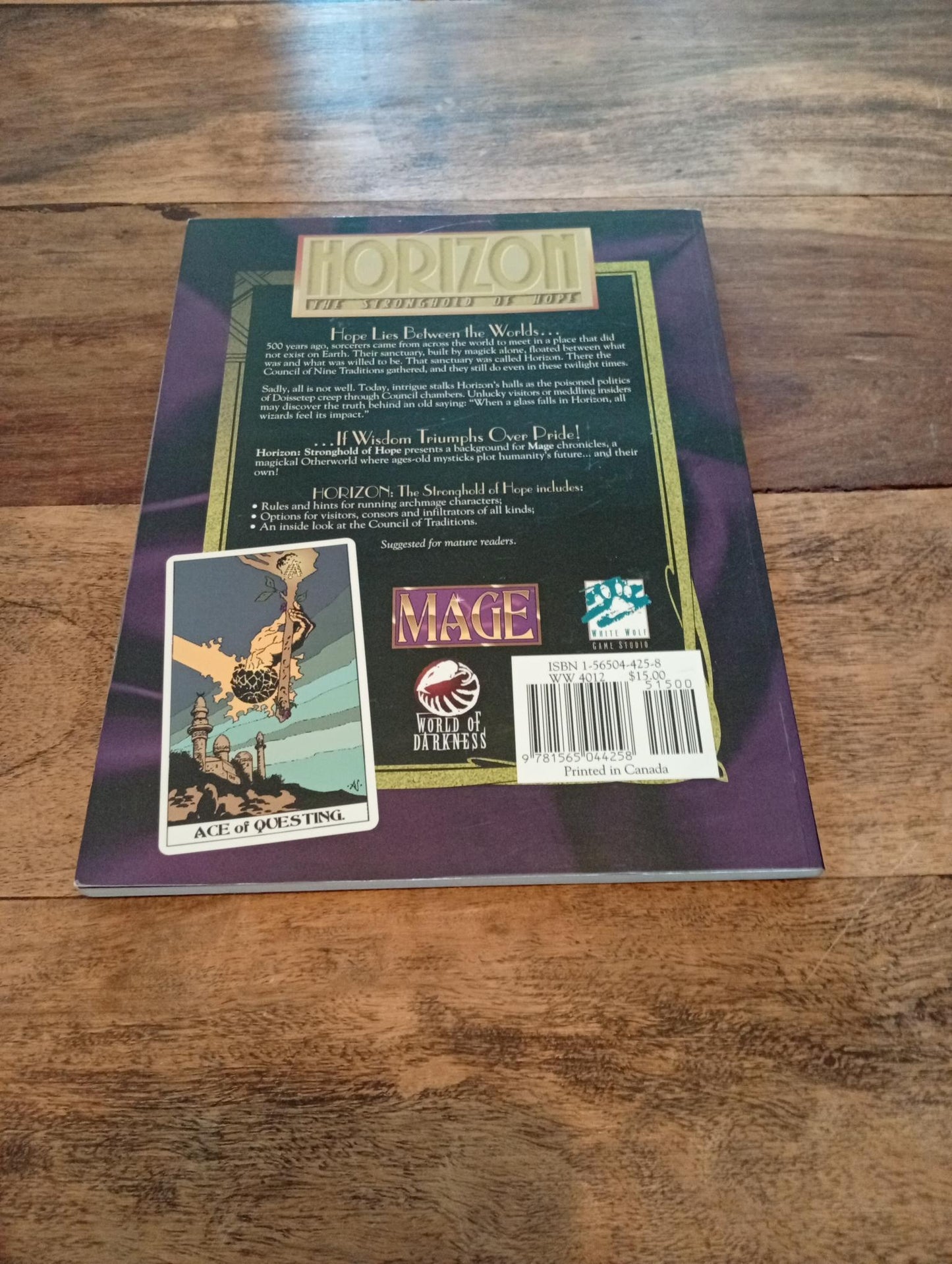 Horizon Stronghold of Hope Mage The Ascension White Wolf 1996