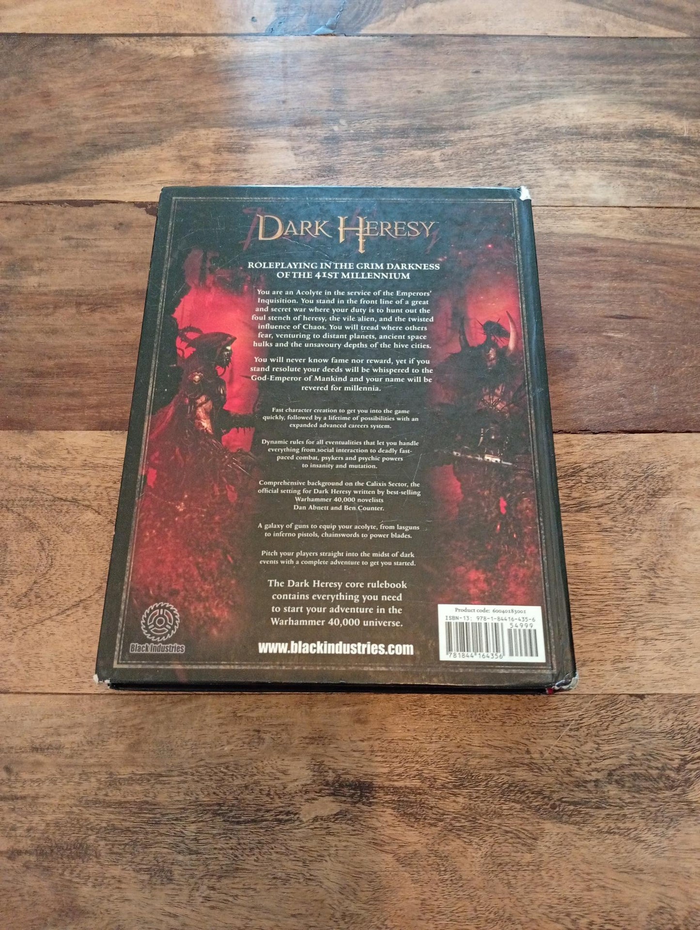 Dark Heresy Core Rulebook Warhammer 40K Fantasy Flight Games 2008