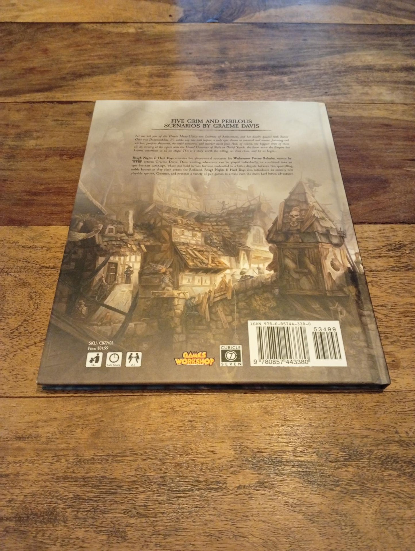 Warhammer Fantasy Roleplay Rough Nights & Hard Days 4th Ed Cubicle Seven 2019