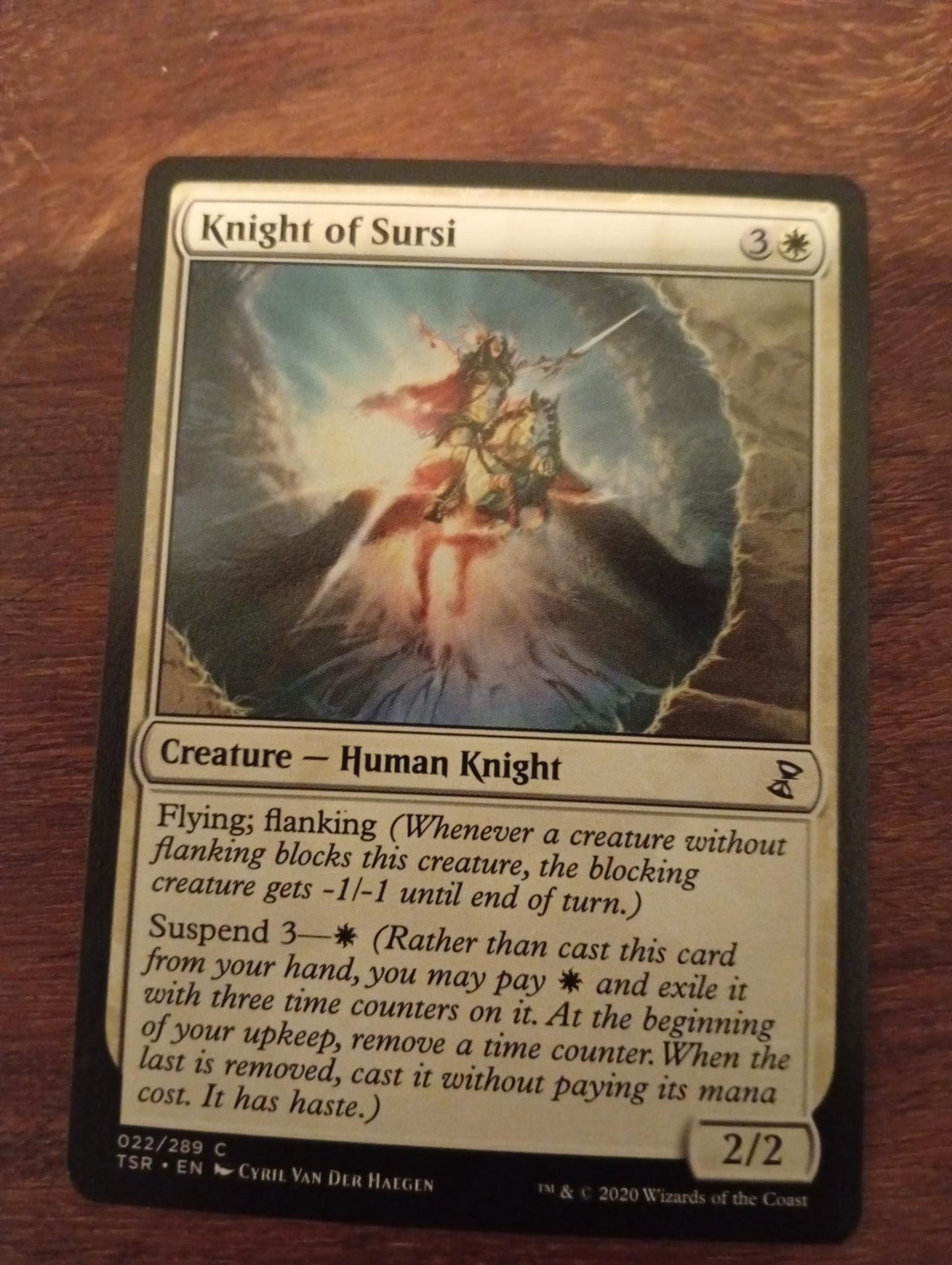 Magic The Gathering Knight of Sursi 022/289 TSR Time Spiral Remastered