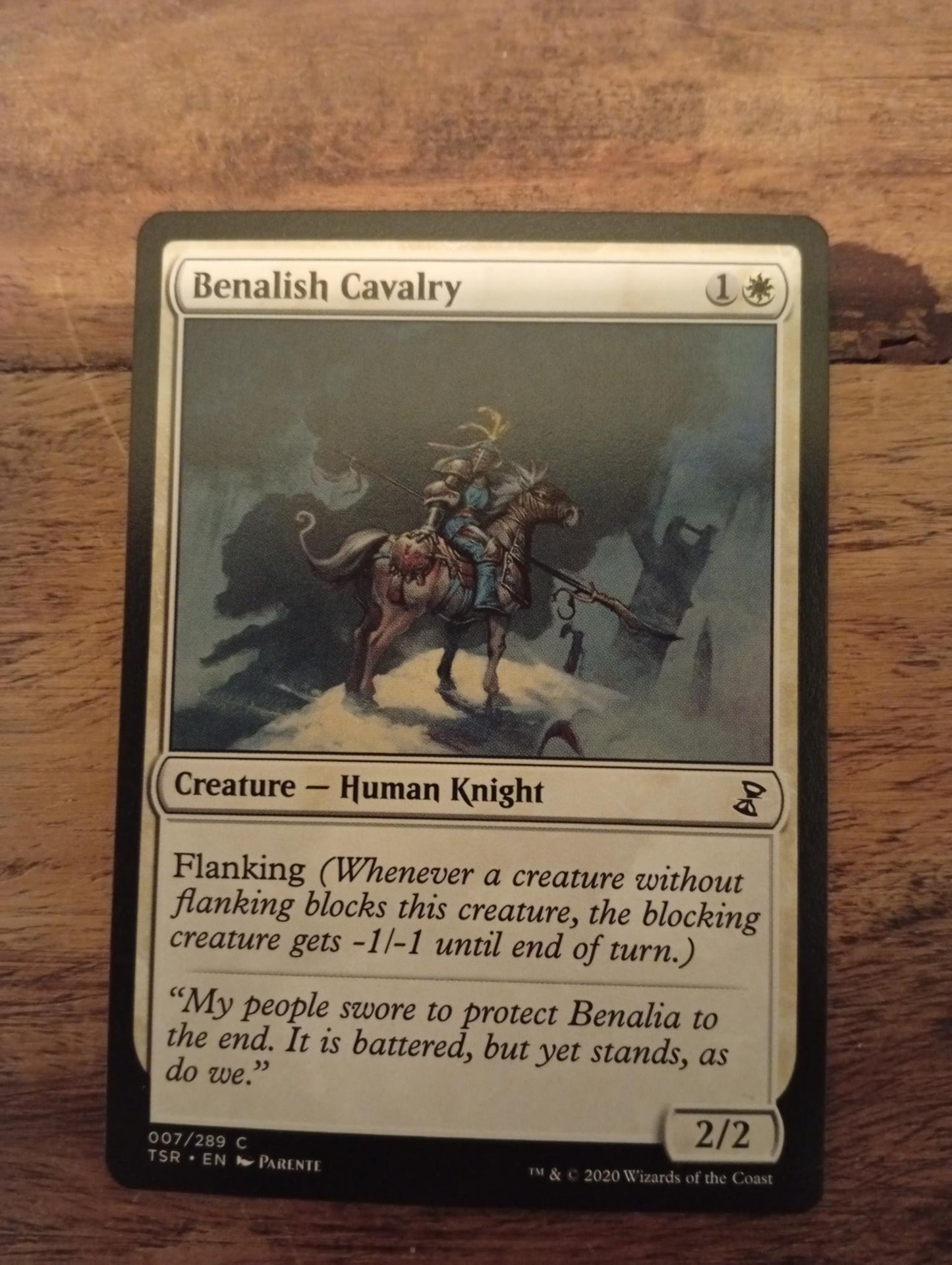 Magic The Gathering Benalish Cavalry 007/289 TSR Time Spiral Remastered