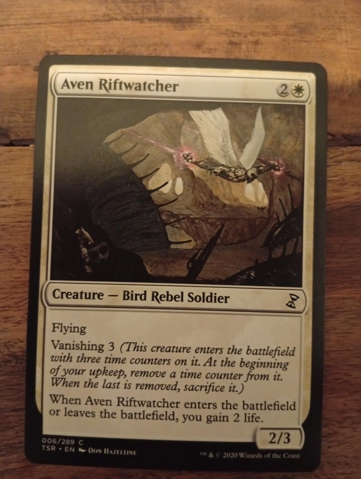 Magic The Gathering Aven Riftwatcher 006/289 TSR Time Spiral Remastered