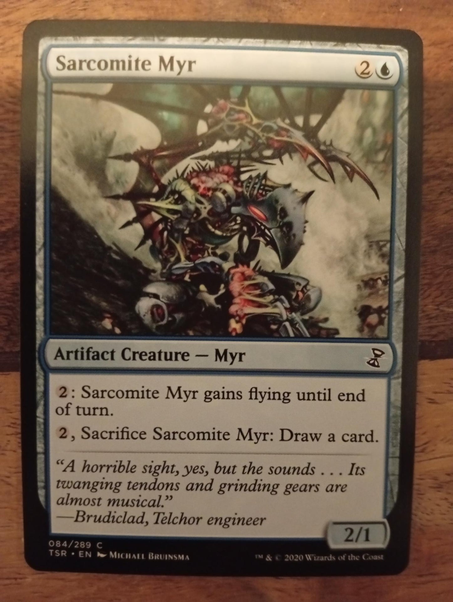 Magic The Gathering Sarcomite Myr 084/289 TSR Time Spiral Remastered