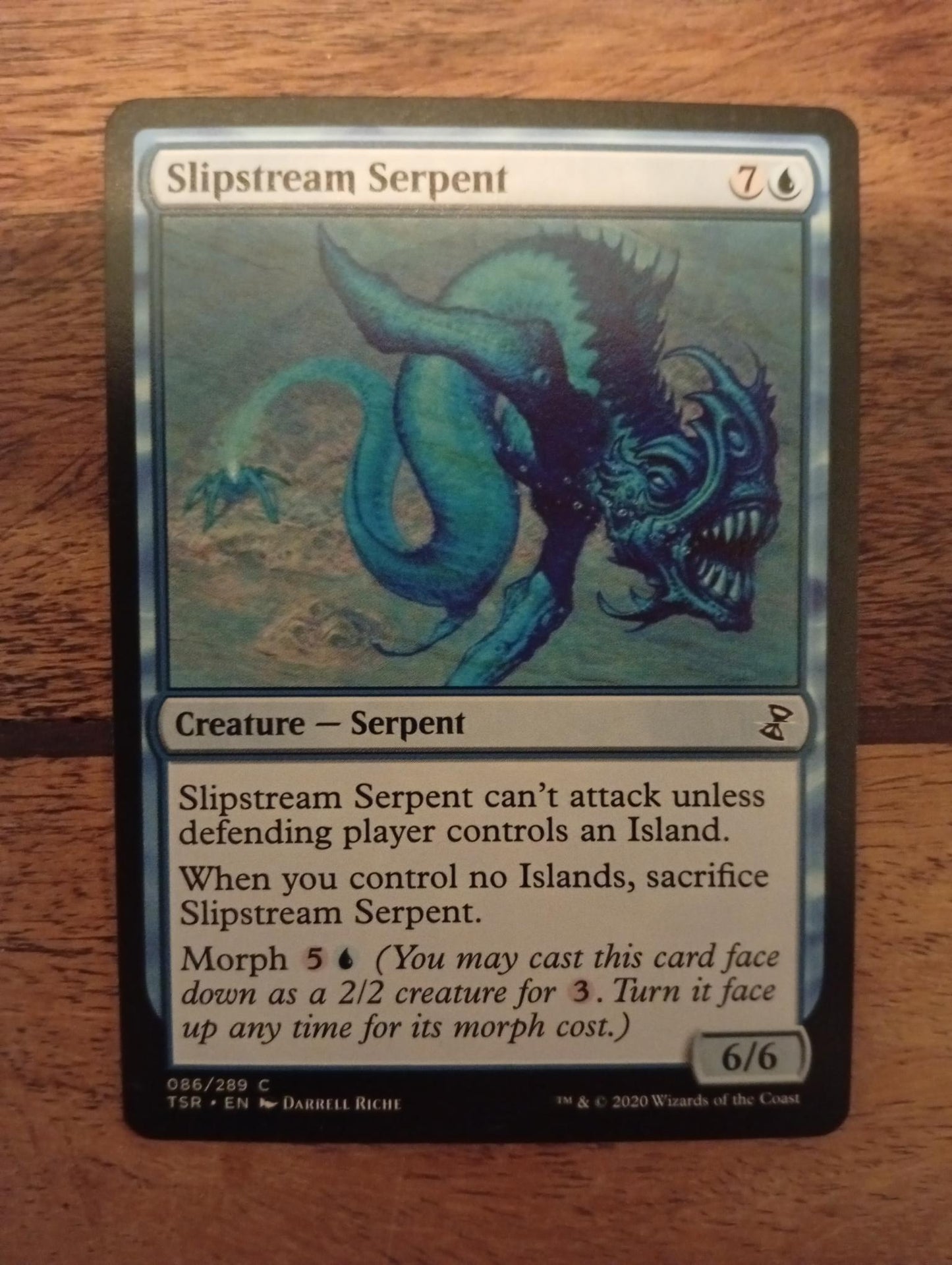Magic The Gathering Slipstream Serpent 086/289 TSR Time Spiral Remastered