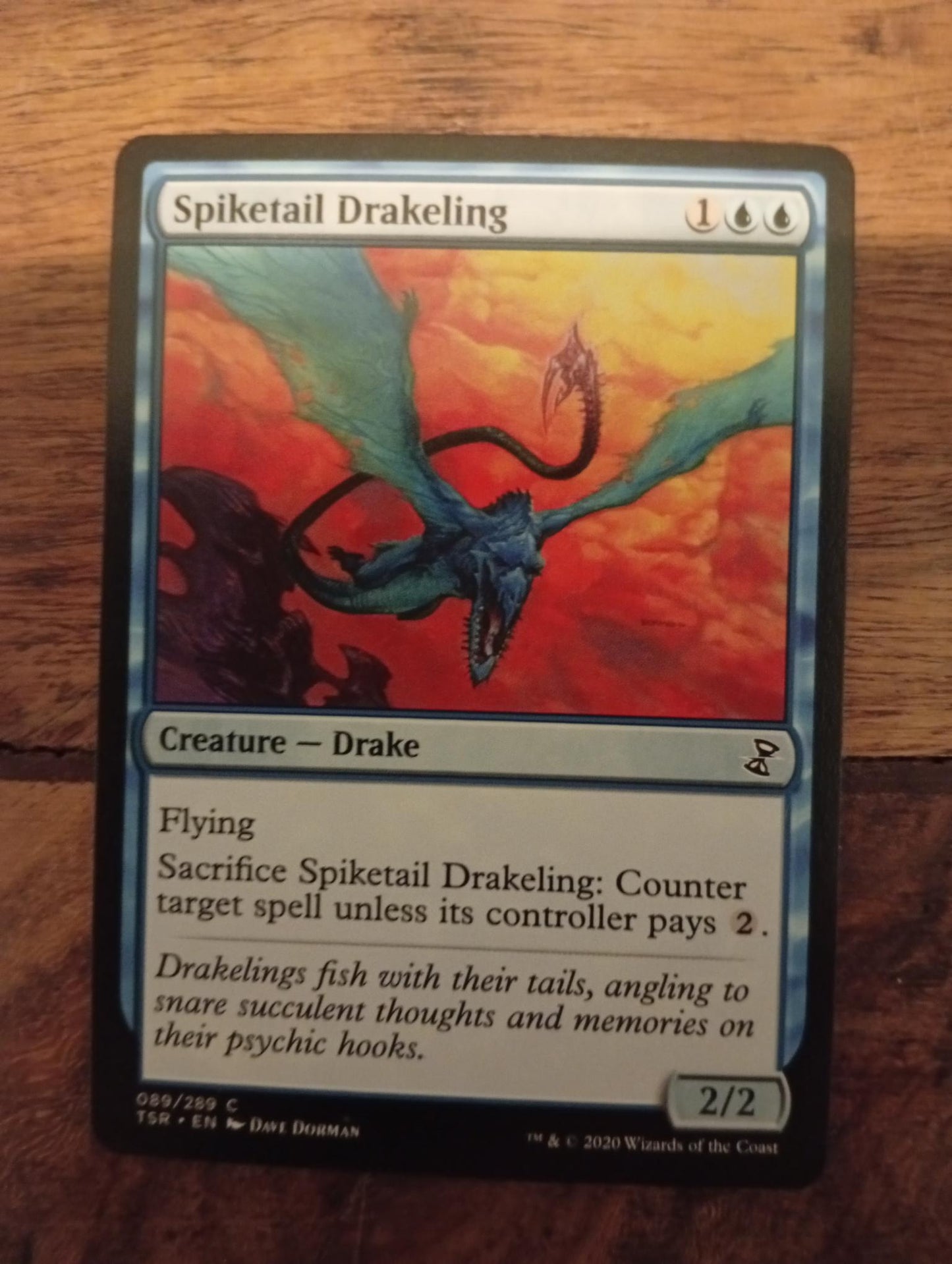 Magic The Gathering Spiketail Drakeling 089/289 TSR Time Spiral Remastered
