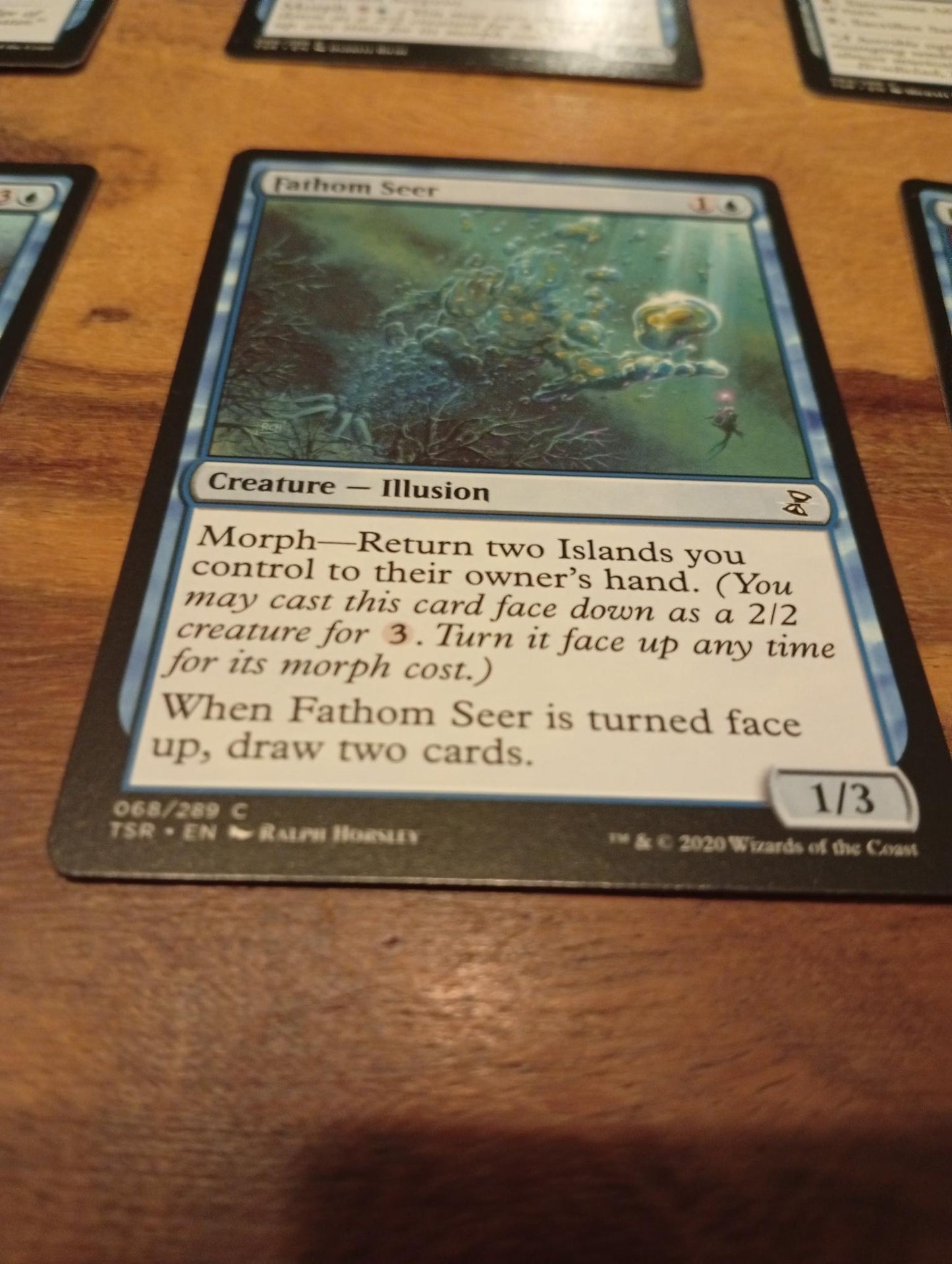 Magic The Gathering Fathom Seer 068/289 TSR Time Spiral Remastered