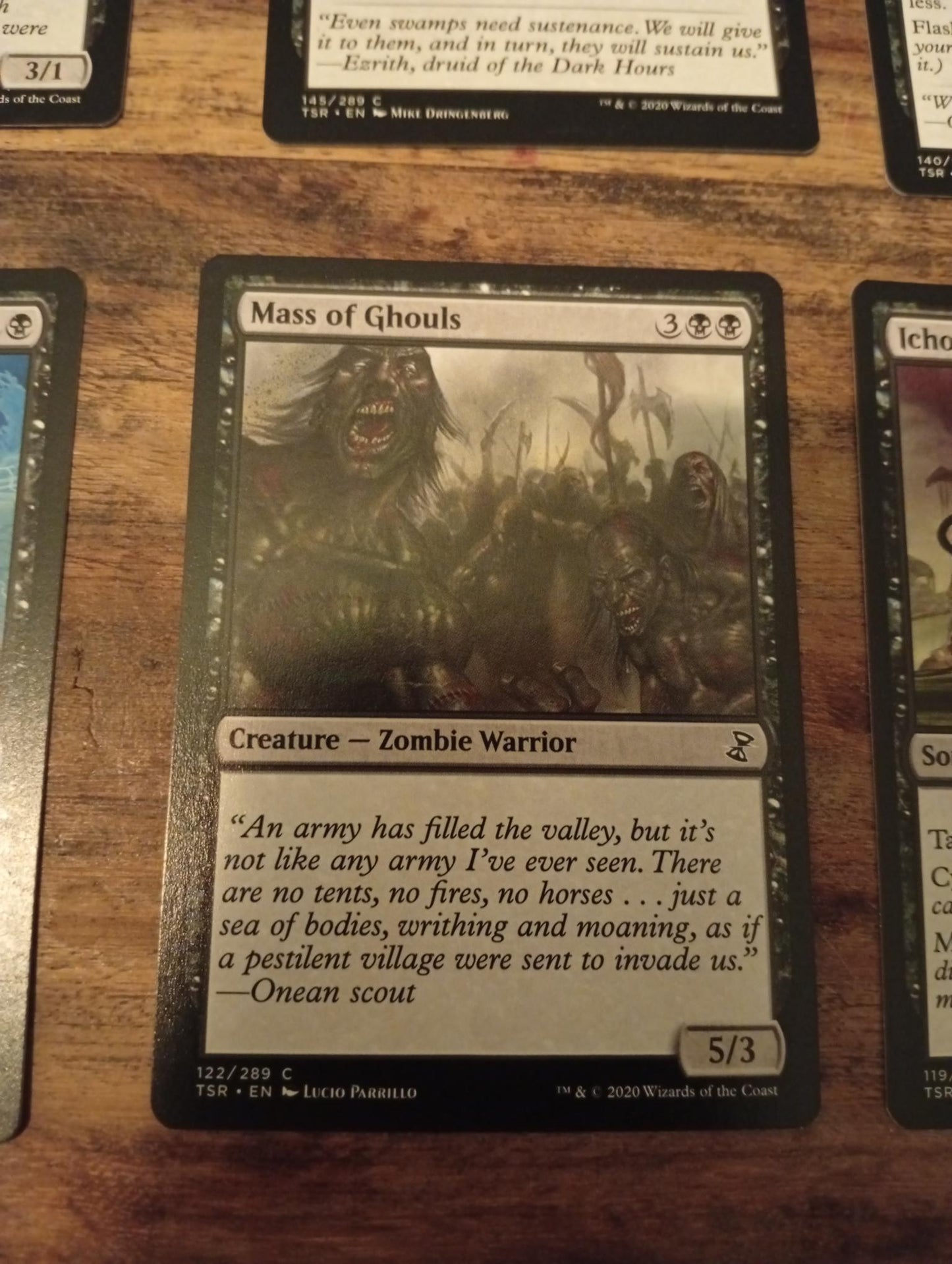 Magic The Gathering Mass of Ghouls 122/289 TSR Time Spiral Remastered