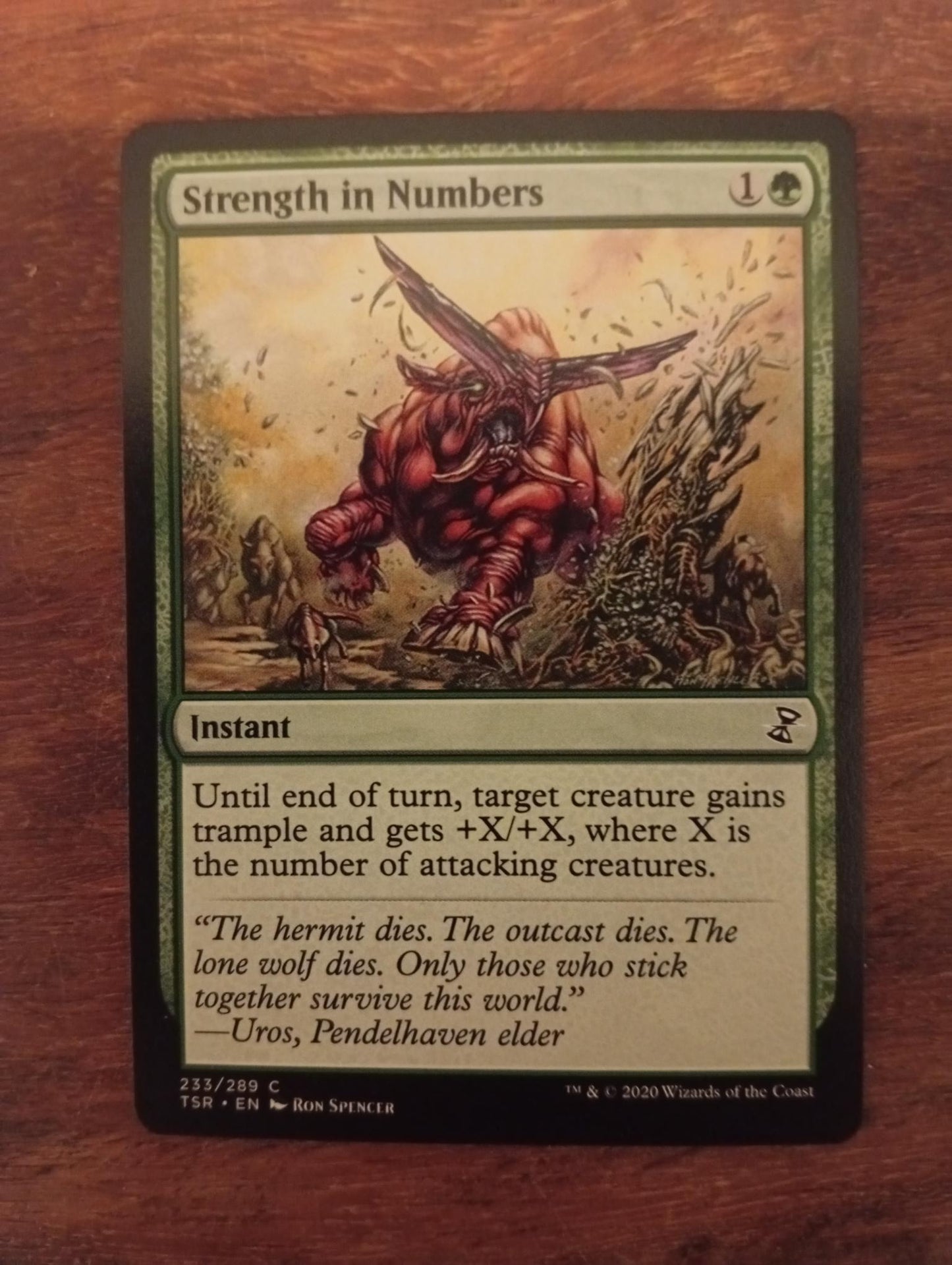 Magic The Gathering Strength in Numbers 233/289 TSR Time Spiral Remastered