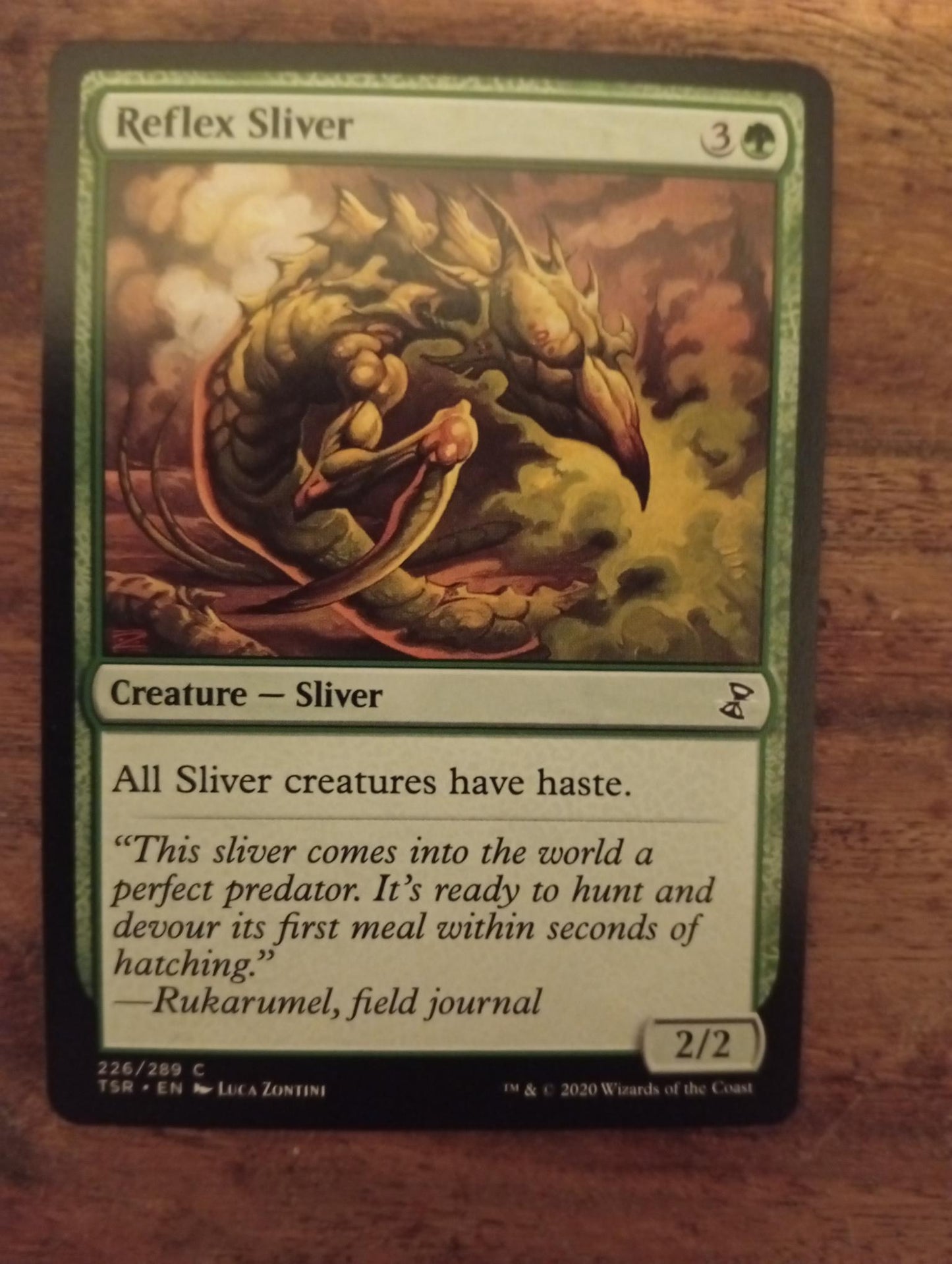 Magic The Gathering Reflex Sliver 226/289 TSR Time Spiral Remastered