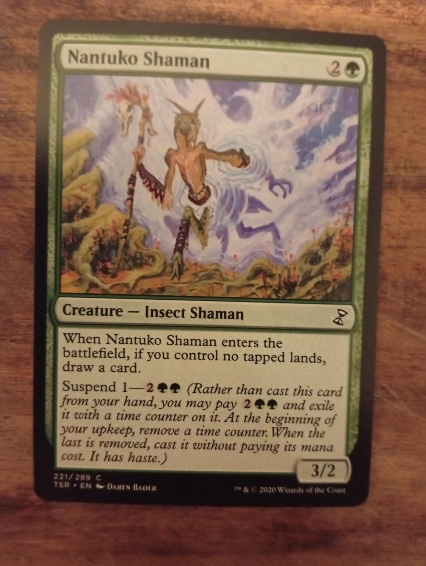 Magic The Gathering Nantuko Shaman 221/289 TSR Time Spiral Remastered