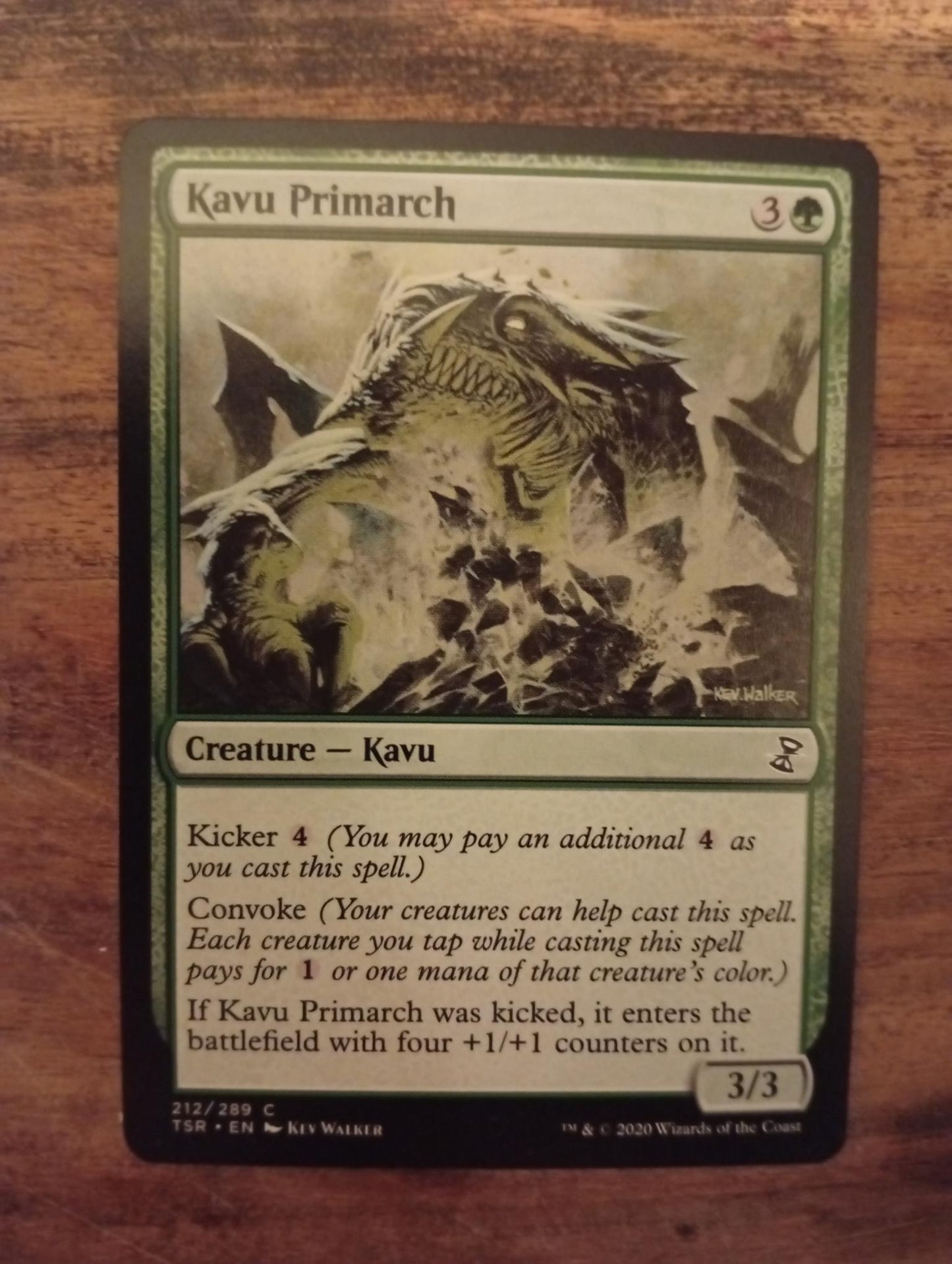 Magic The Gathering Kavu Primarch 212/289 TSR Time Spiral Remastered