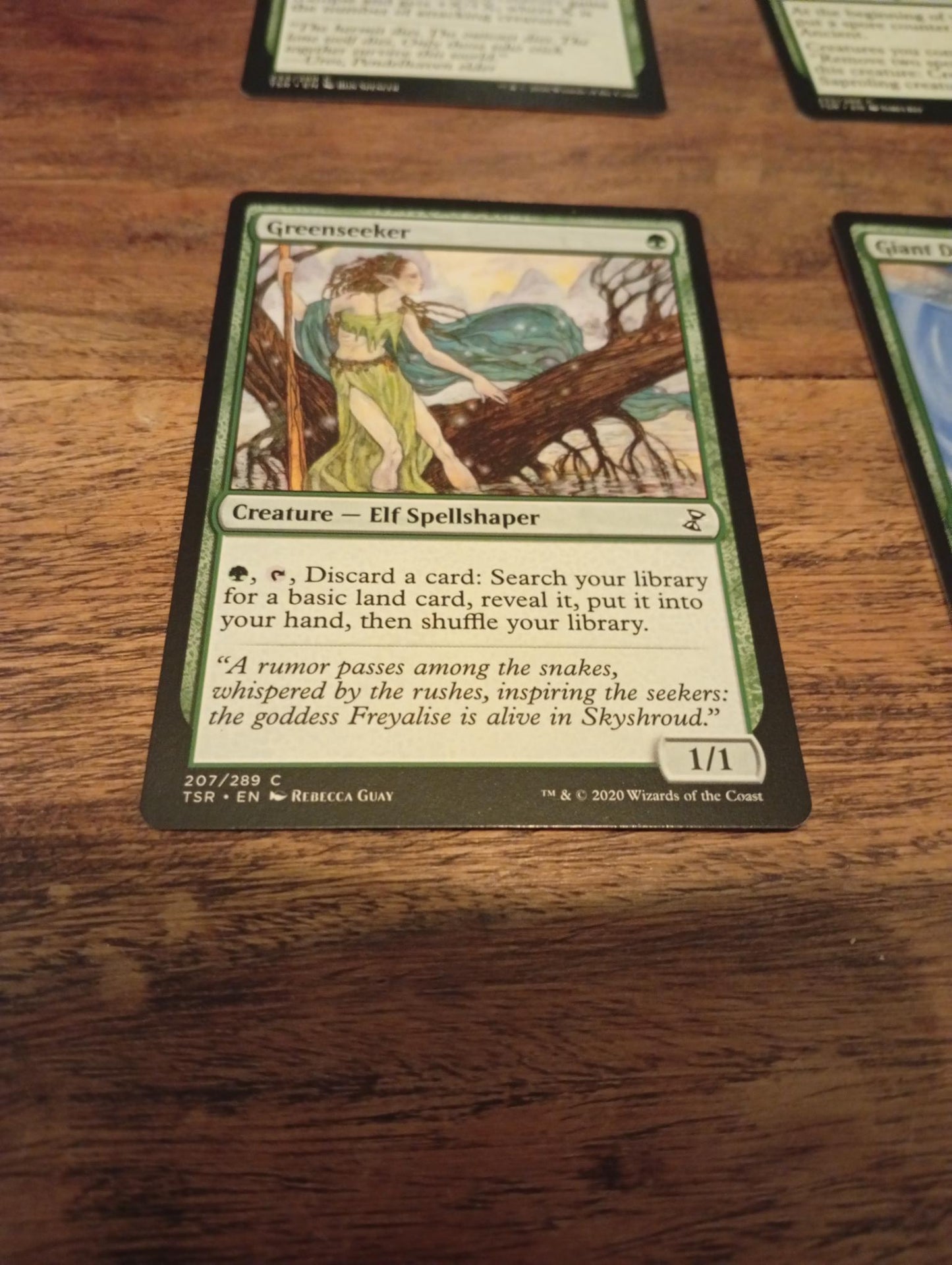 Magic The Gathering Greenseeker 207/289 TSR Time Spiral Remastered