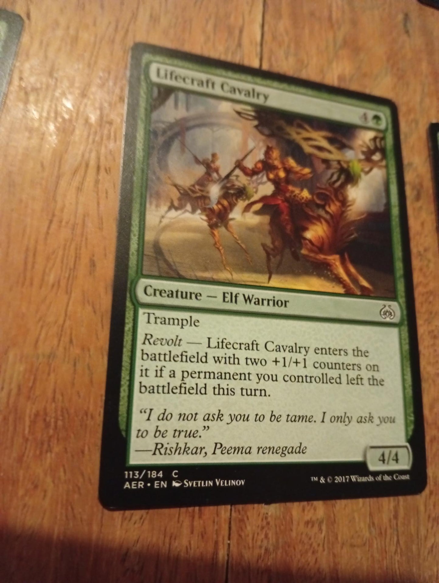 Magic The Gathering Lifecraft Cavalry 113/184 Aether Revolt