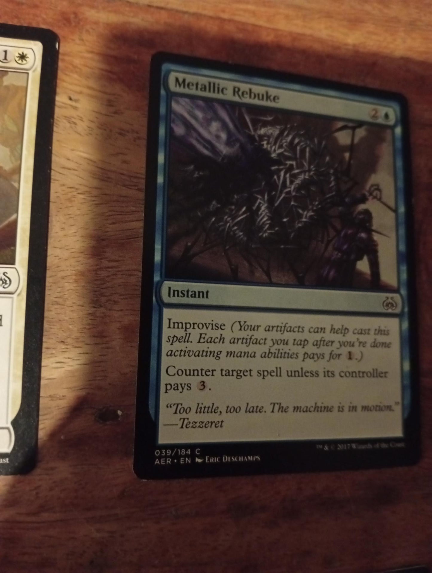 Magic The Gathering Metallic Rebuke 039/184 Aether Revolt
