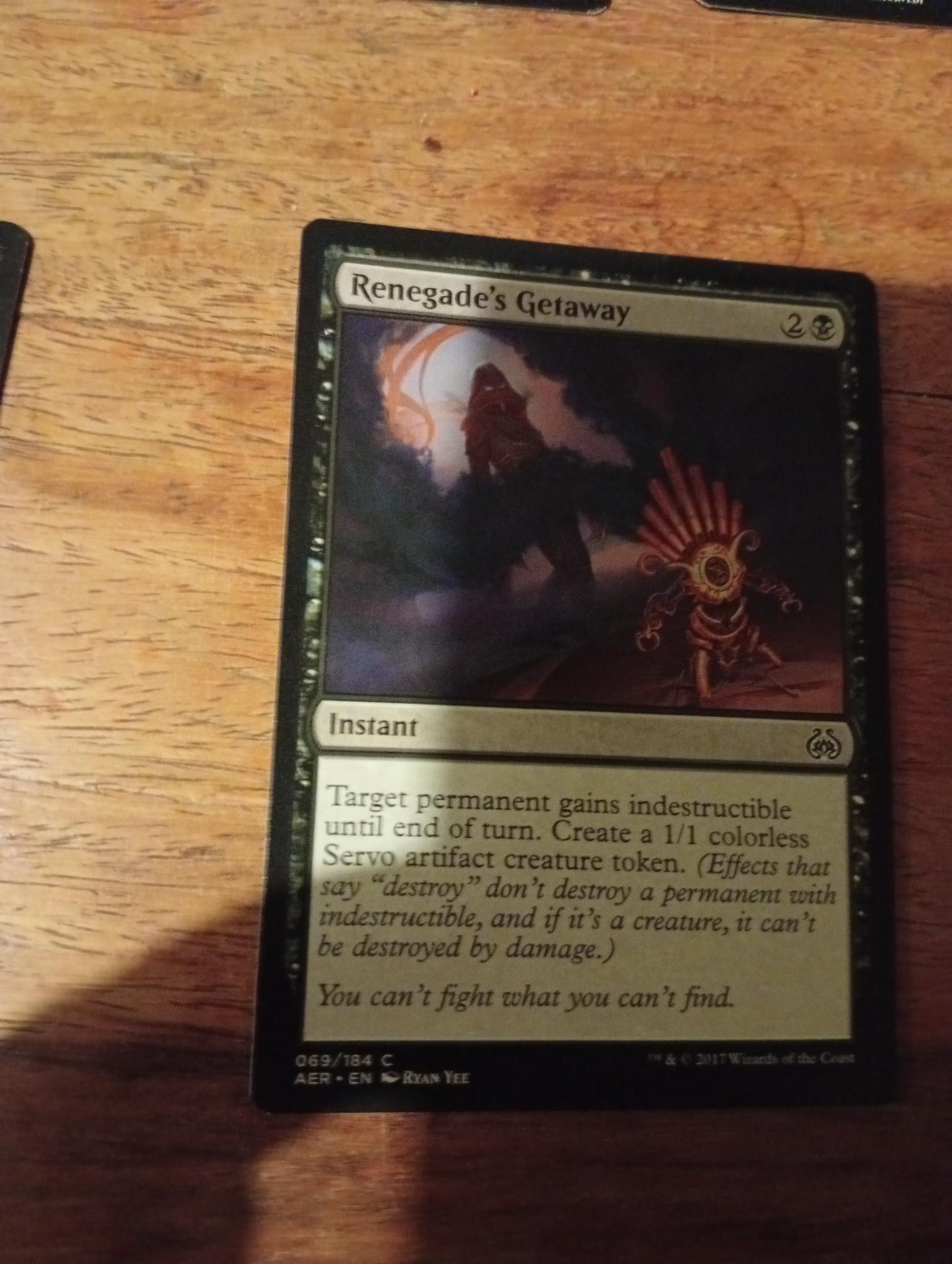 Magic The Gathering Renegade's Getaway 069/184 Aether Revolt